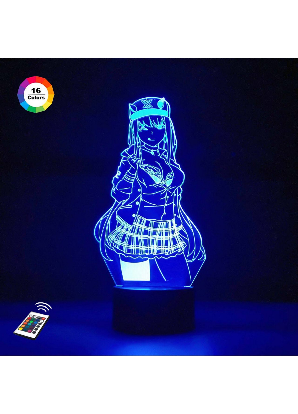 Ночник-светильник 3D "02 (8)" 23х12 см 3DTOYSLAMP (266418551)