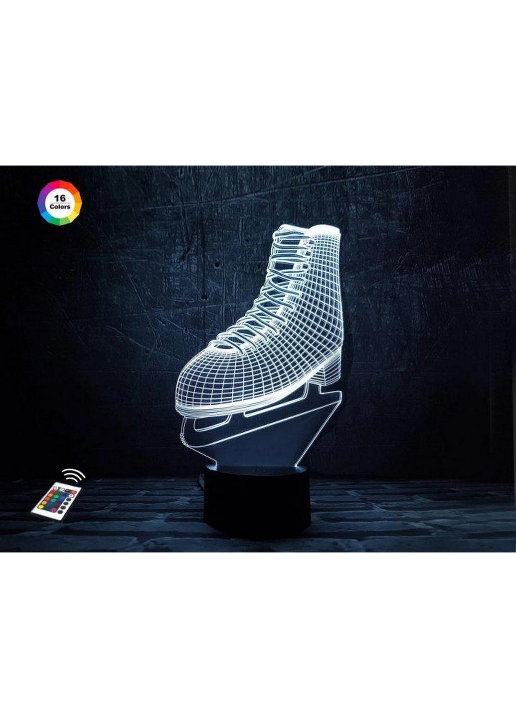 Нічник-світильник 3D "Фігурне катання" 25х14 см 3DTOYSLAMP (266419191)