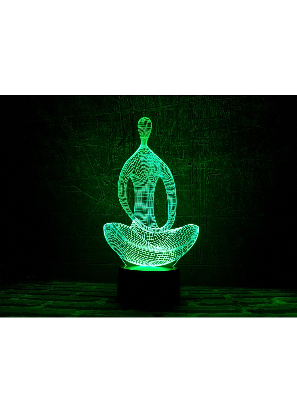 Ночник-светильник 3D "Медитация" 27х14 см 3DTOYSLAMP (266418320)