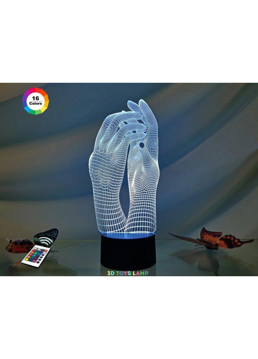 Ночник-светильник 3D "Маникюр" 26х10 см 3DTOYSLAMP (266419303)