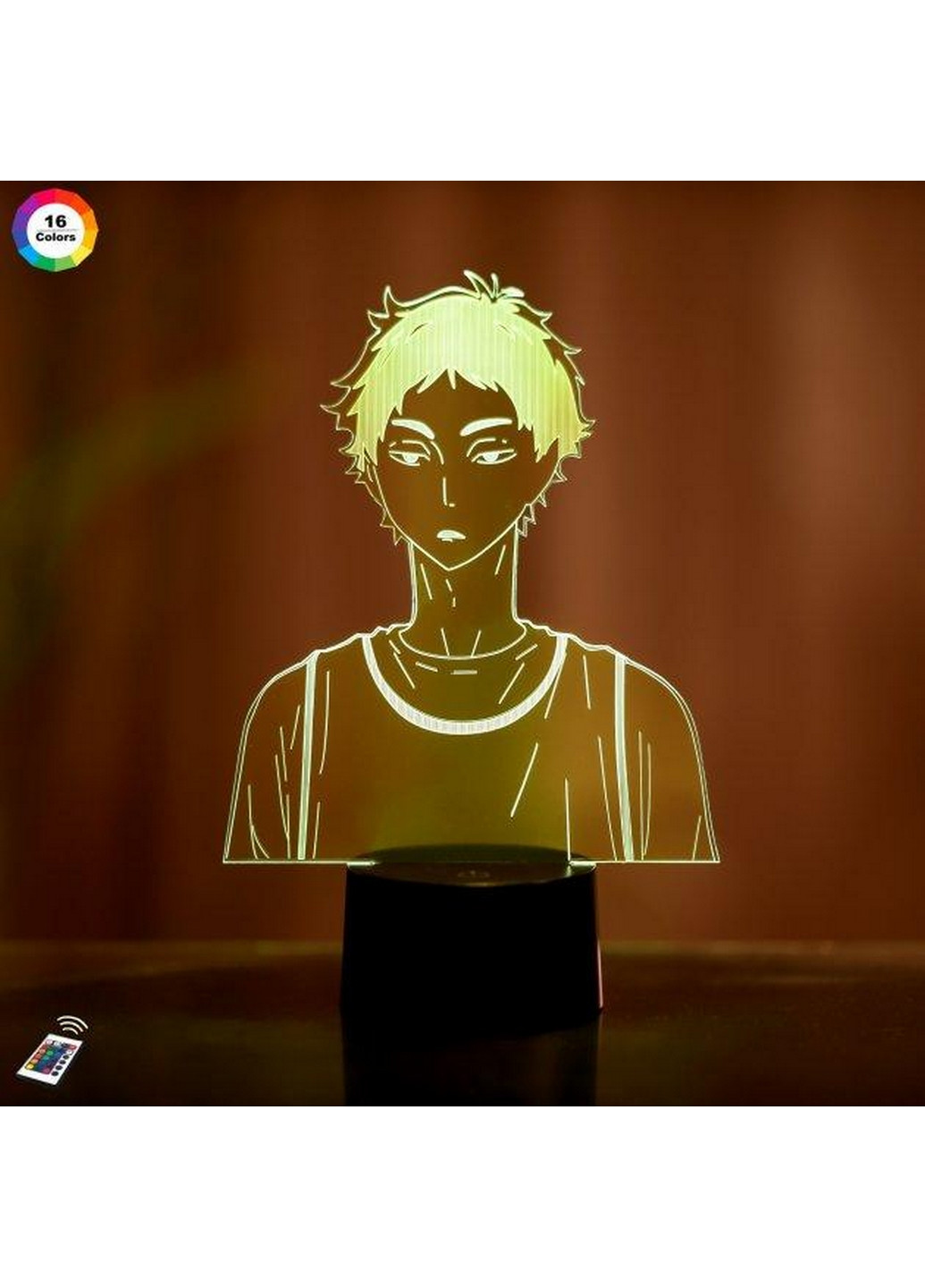 Ночник-светильник 3D "Ойкава Тоору 2 " 25х15 см 3DTOYSLAMP (266419044)