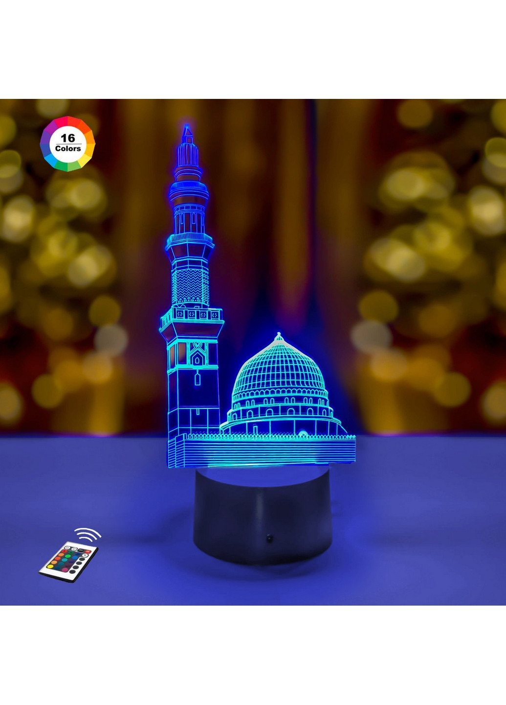 Ночник-светильник 3D "Мечеть" 26х12 см 3DTOYSLAMP (266418498)