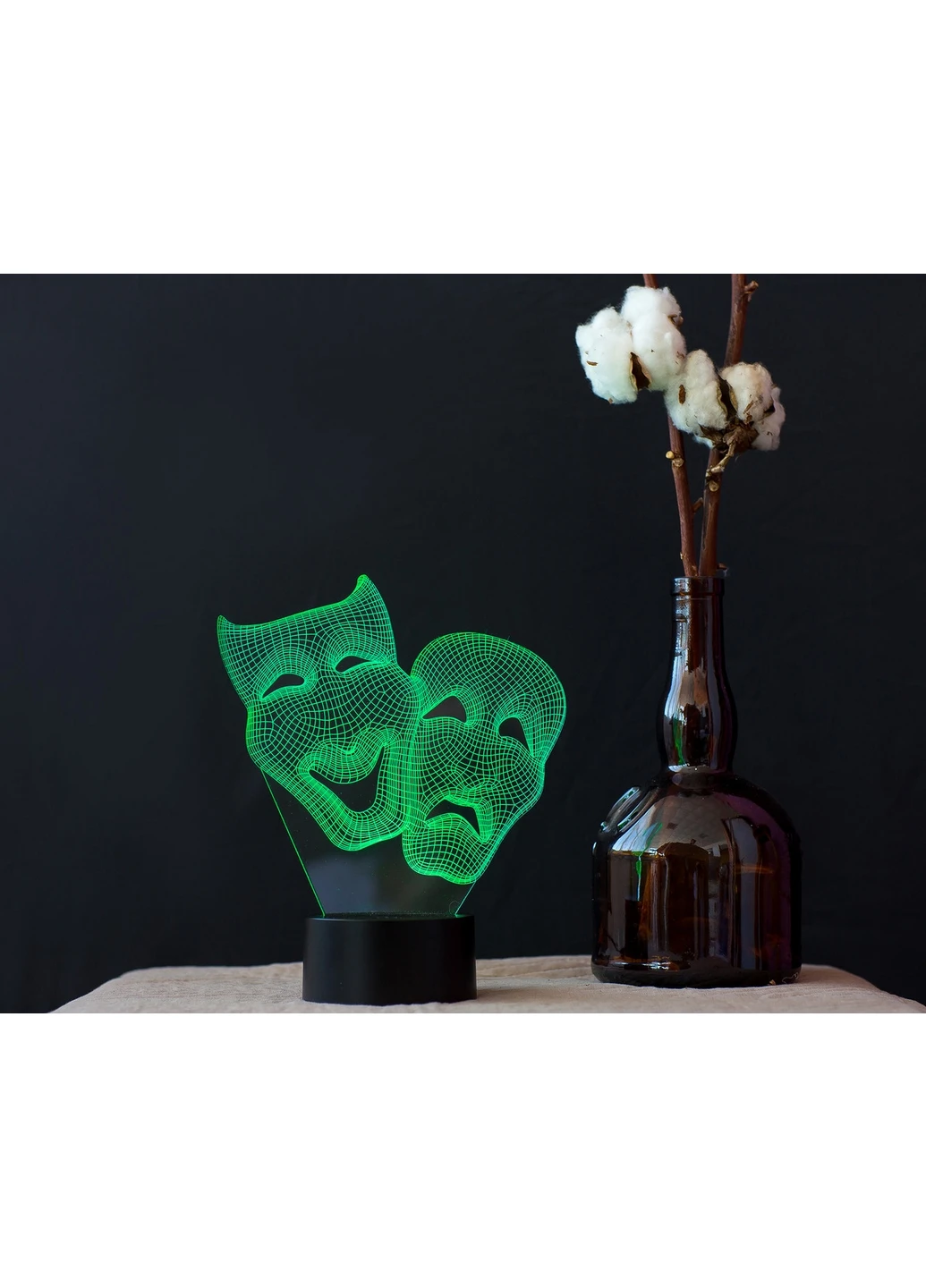 Сменная картинка для ночника-светильника 3D "Маски" 3DTOYSLAMP (266418591)