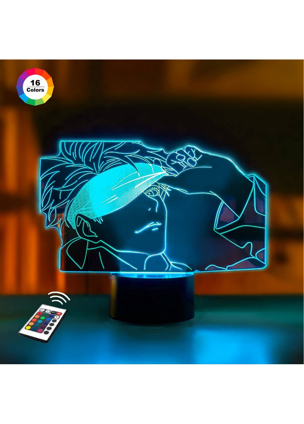 Ночник-светильник 3D "Казутора Ханемия" 17х23 см 3DTOYSLAMP (266419112)