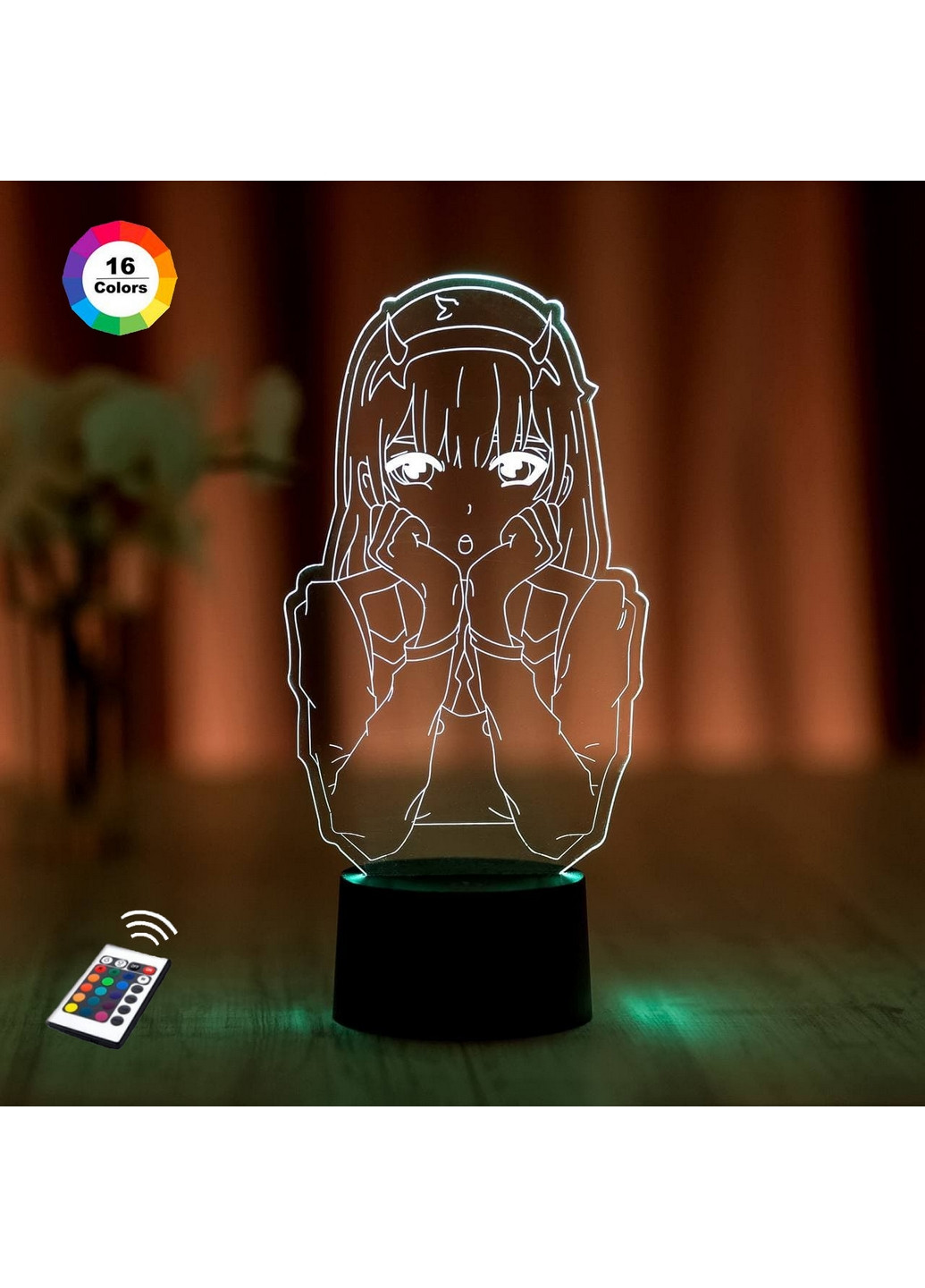 Нічник-світильник 3D "02 (4)" 26х12 см 3DTOYSLAMP (266418966)