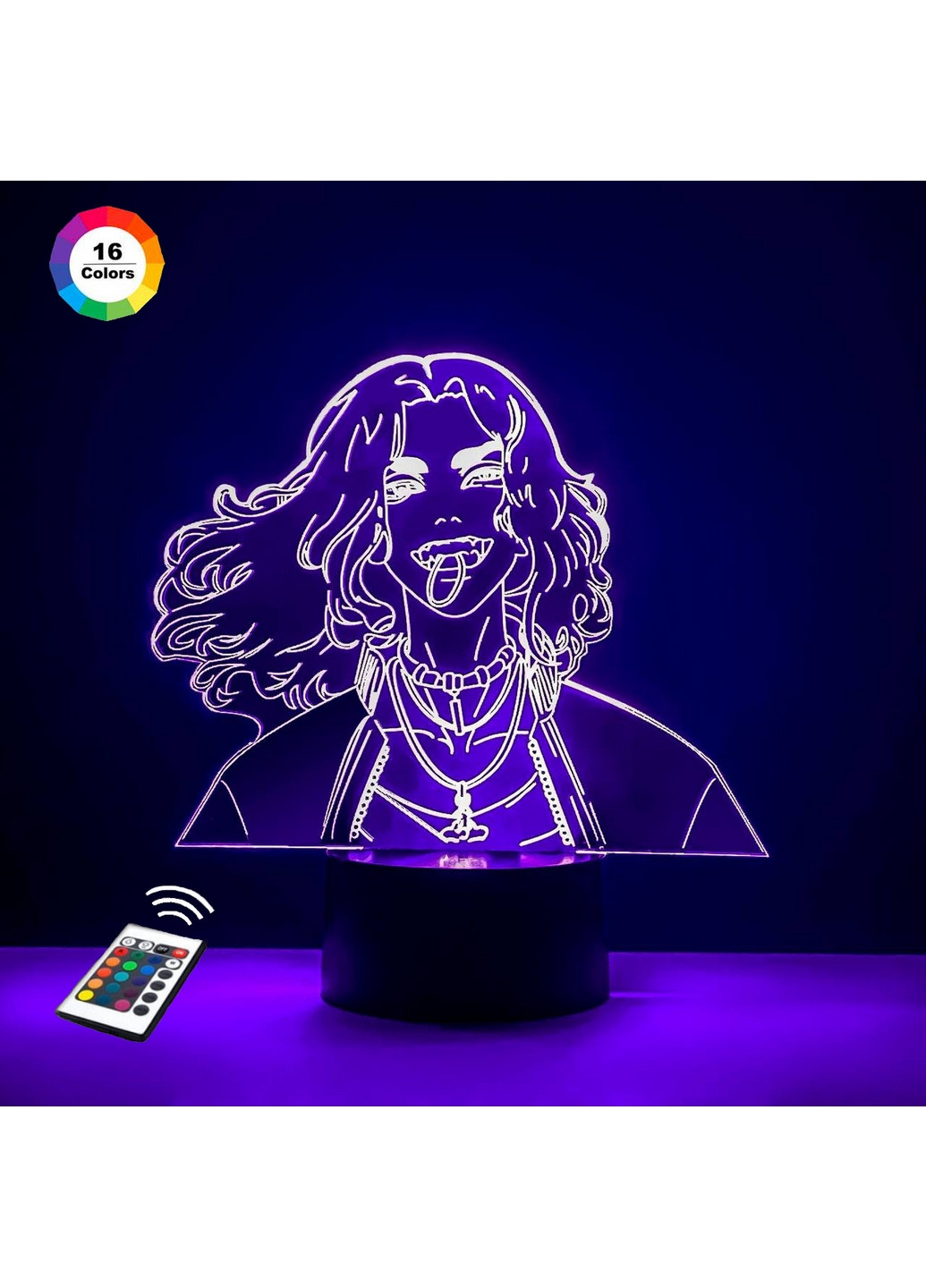 Нічник-світильник 3D "Кейську" 18х19 см 3DTOYSLAMP (266418529)