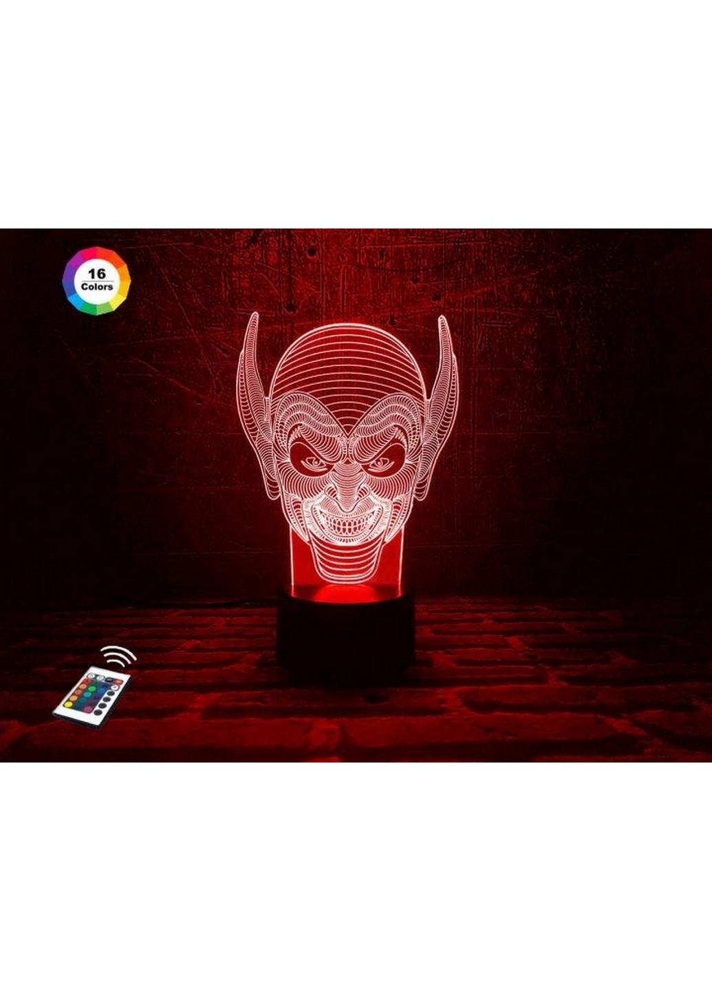 Ночник-светильник 3D "Гоблин" 21х14 см 3DTOYSLAMP (266418195)