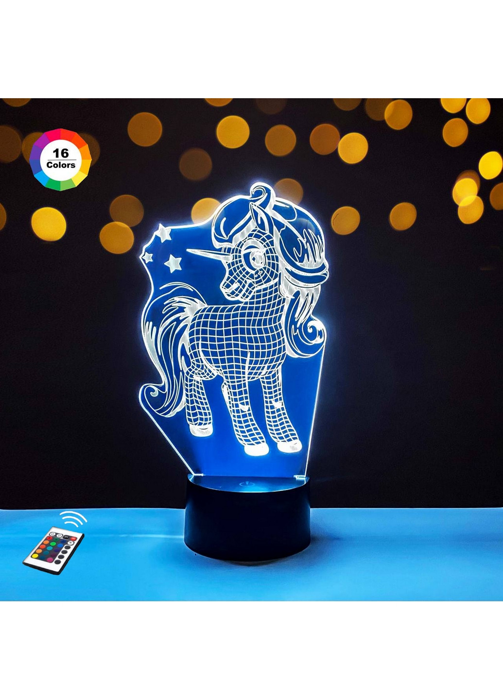 Ночник-светильник 3D "My Little Pony 2" 23х13 см 3DTOYSLAMP (266418353)
