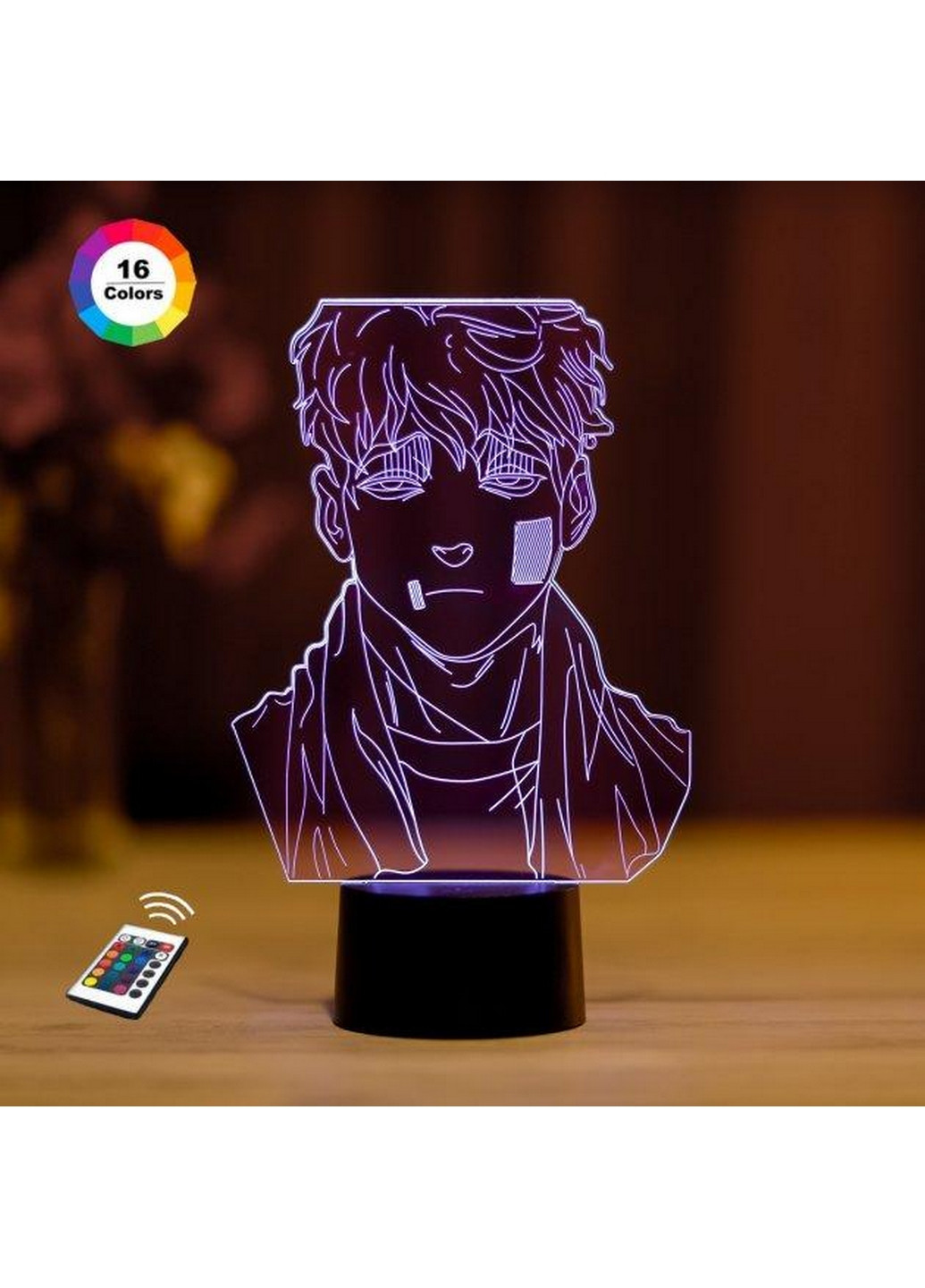 Ночник-светильник 3D "О Сану 2" 25х15 см 3DTOYSLAMP (266418561)