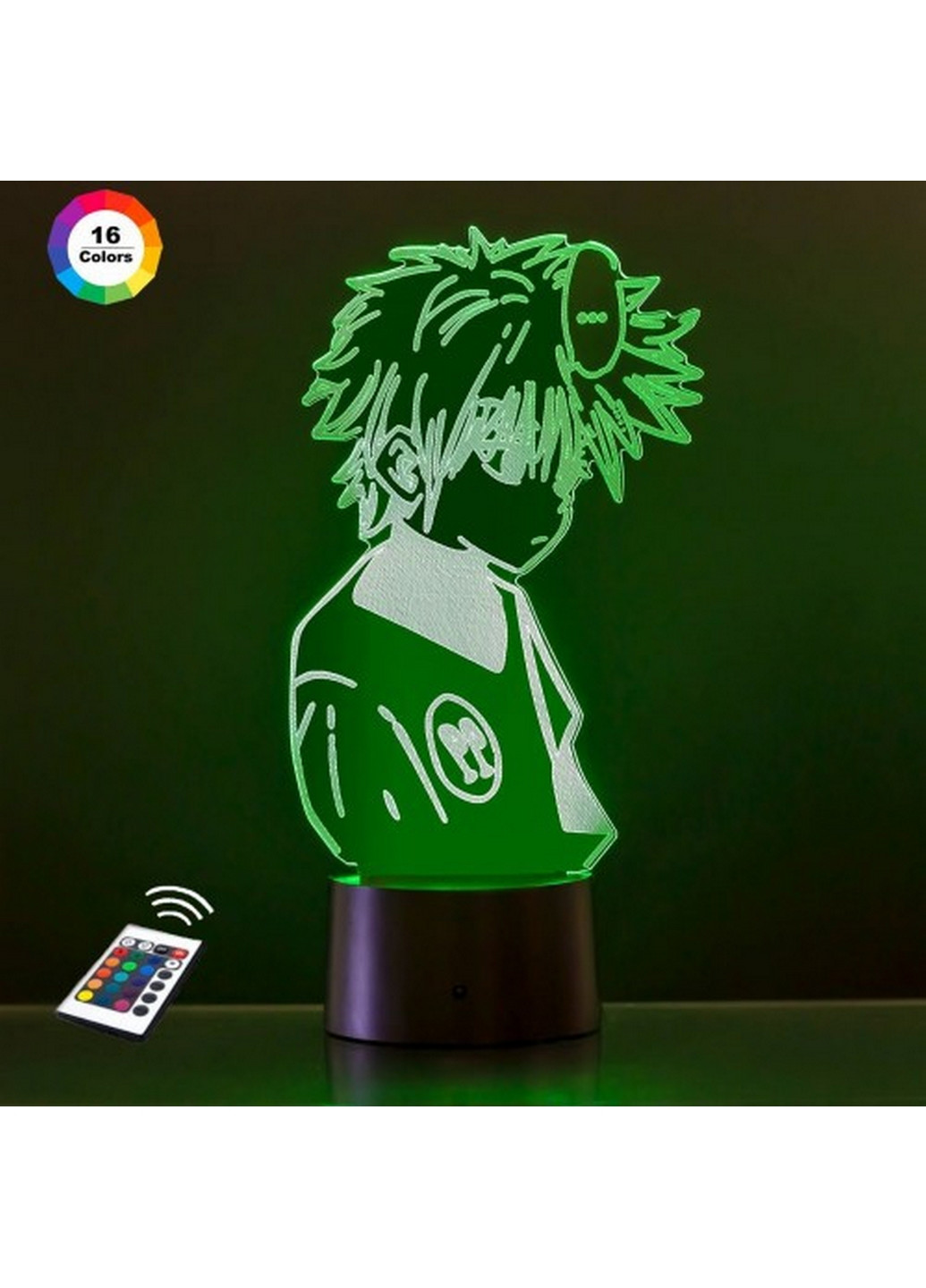 Нічник-світильник 3D "Киллуа Золодик 5" 24х16 см 3DTOYSLAMP (266418381)