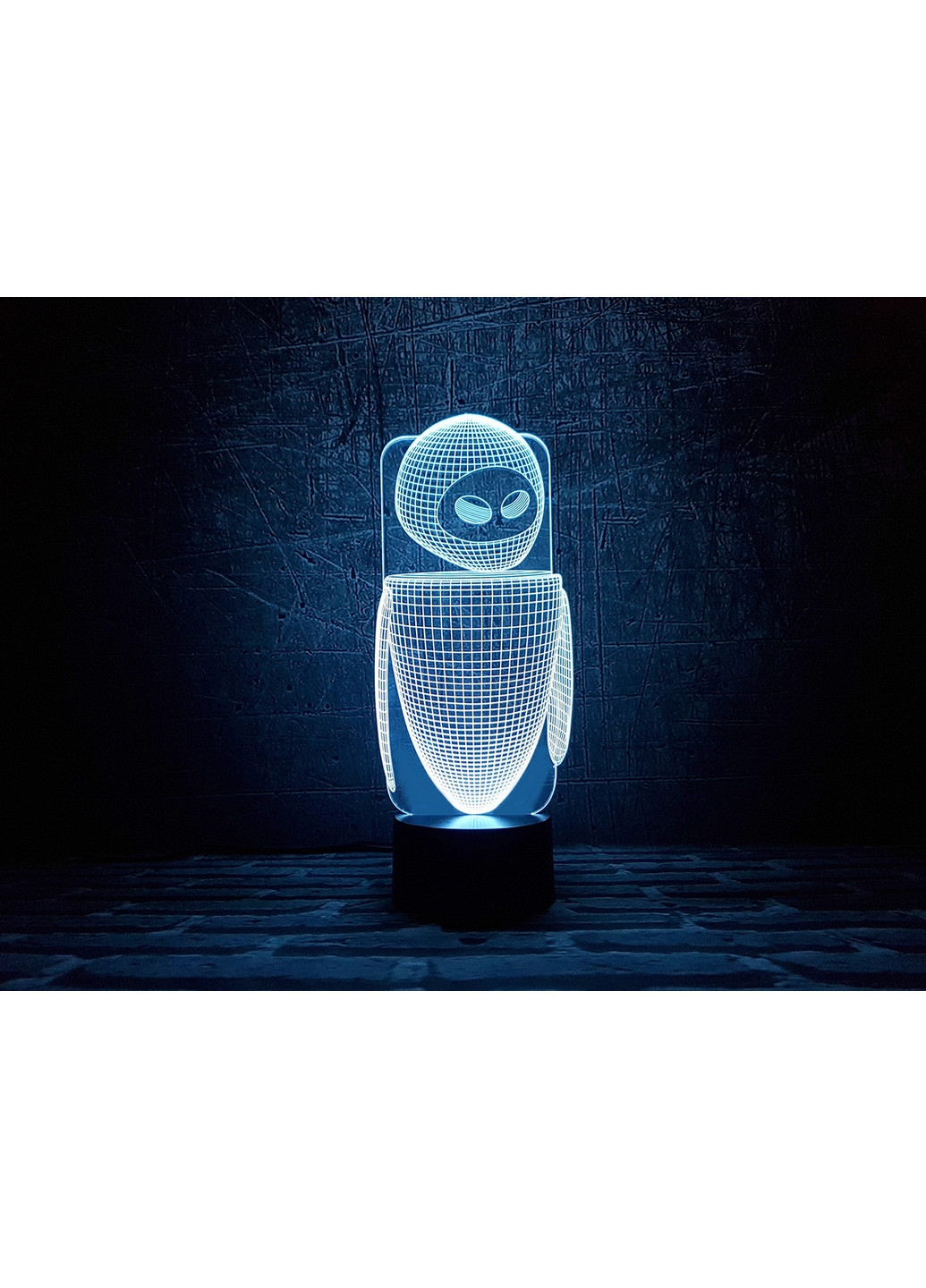 Ночник-светильник 3D "Ева" 27х11 см 3DTOYSLAMP (266418502)