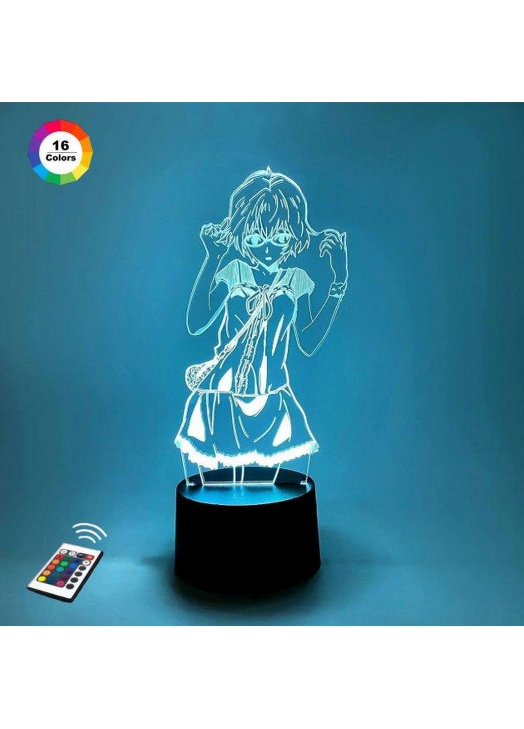 Ночник-светильник 3D "Рей Аянами" 24х11 см 3DTOYSLAMP (266419106)