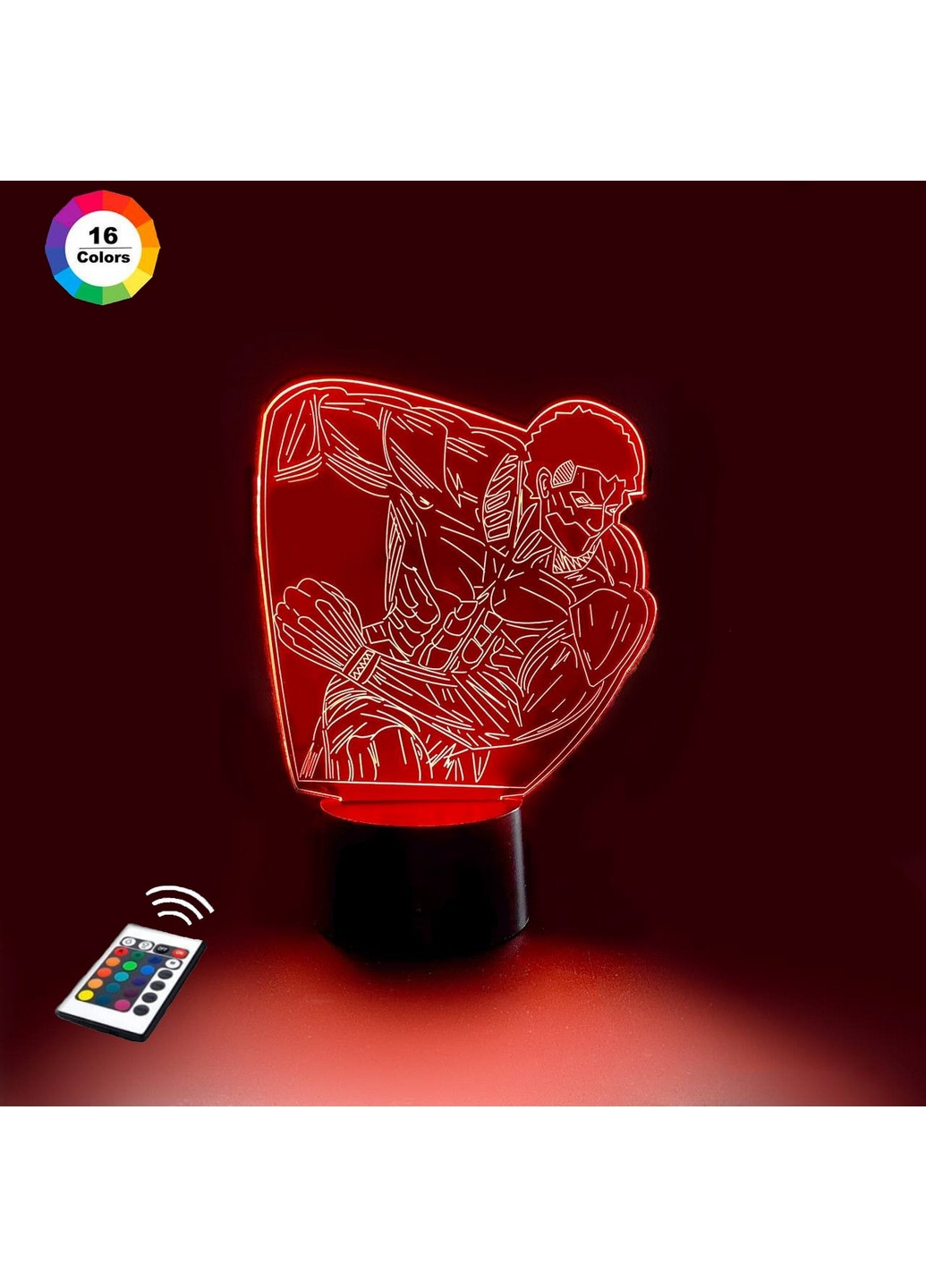 Ночник-светильник 3D "Райнер" 20х16 см 3DTOYSLAMP (266418570)