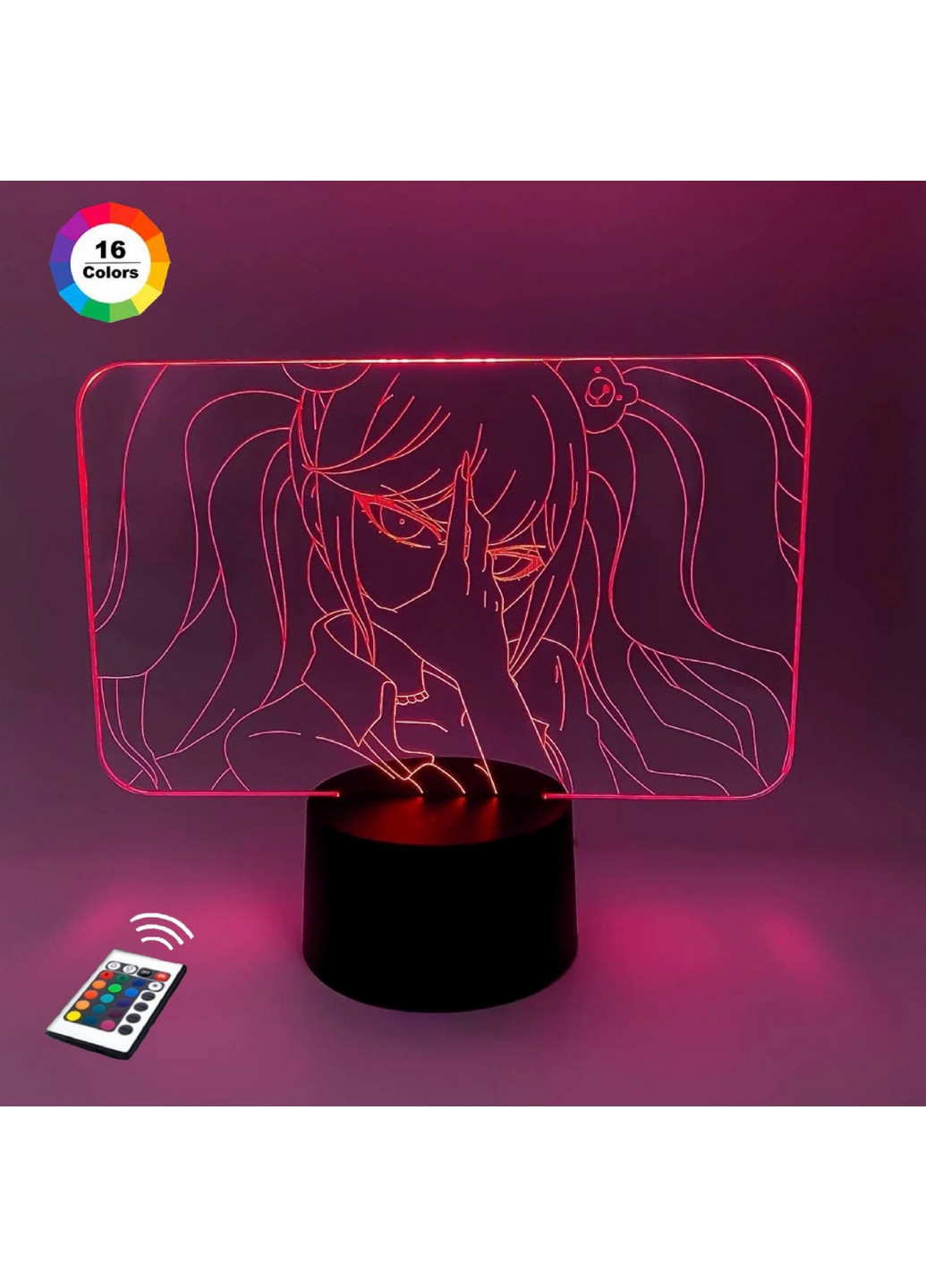 Ночник-светильник 3D "Джунко Эношима" 19х22 см 3DTOYSLAMP (266418503)