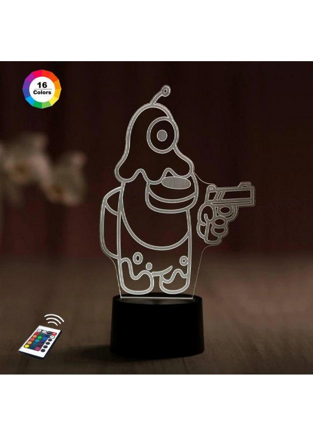 Ночник-светильник 3D "Амонг Ас 2" 26х14 см 3DTOYSLAMP (266418720)