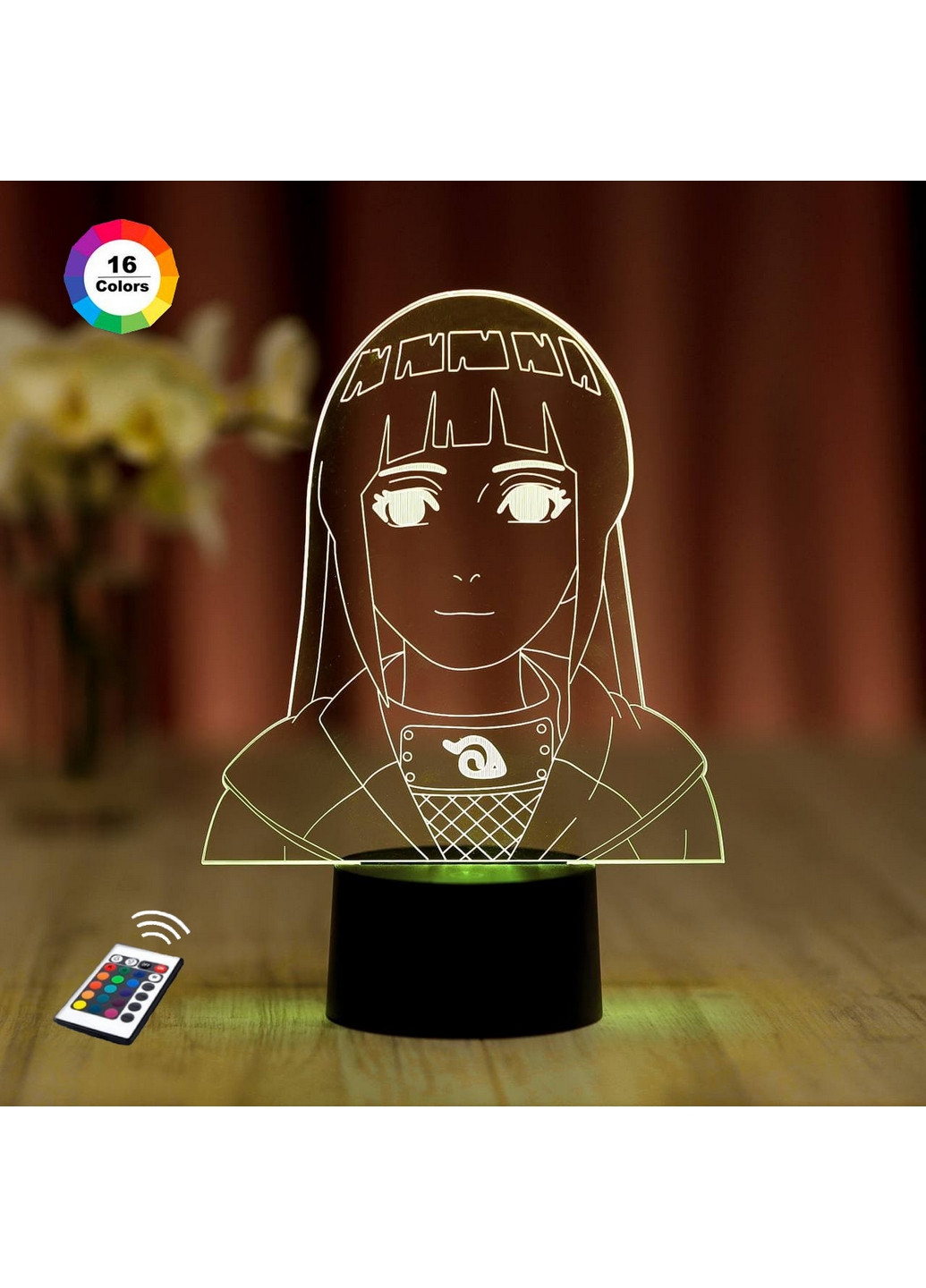 Ночник-светильник 3D "Хината Хьюга" 24х16 см 3DTOYSLAMP (266418560)