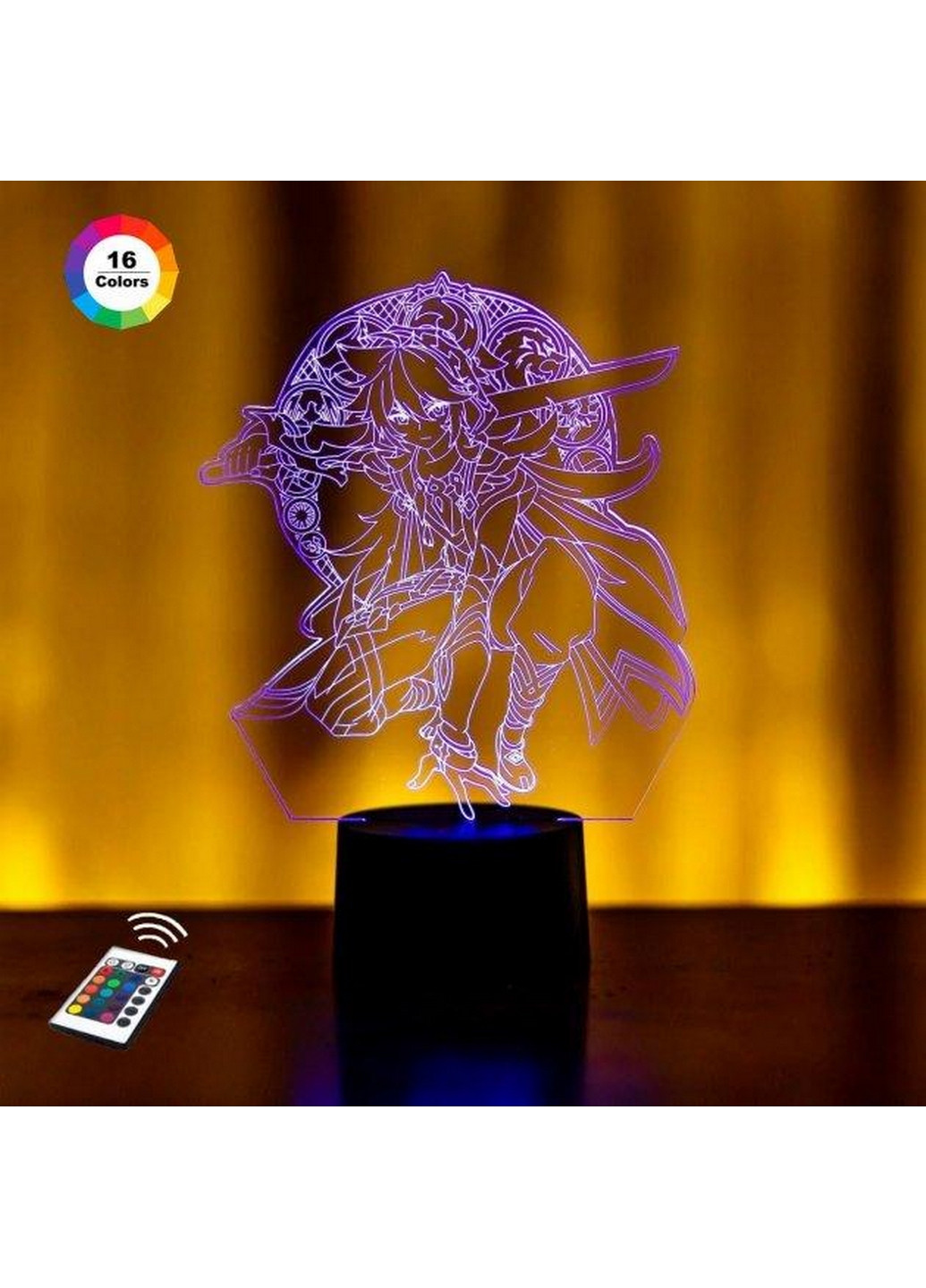 Ночник-светильник 3D GENSHIN IMPACT "Рейзор" 25х17 см 3DTOYSLAMP (266418912)
