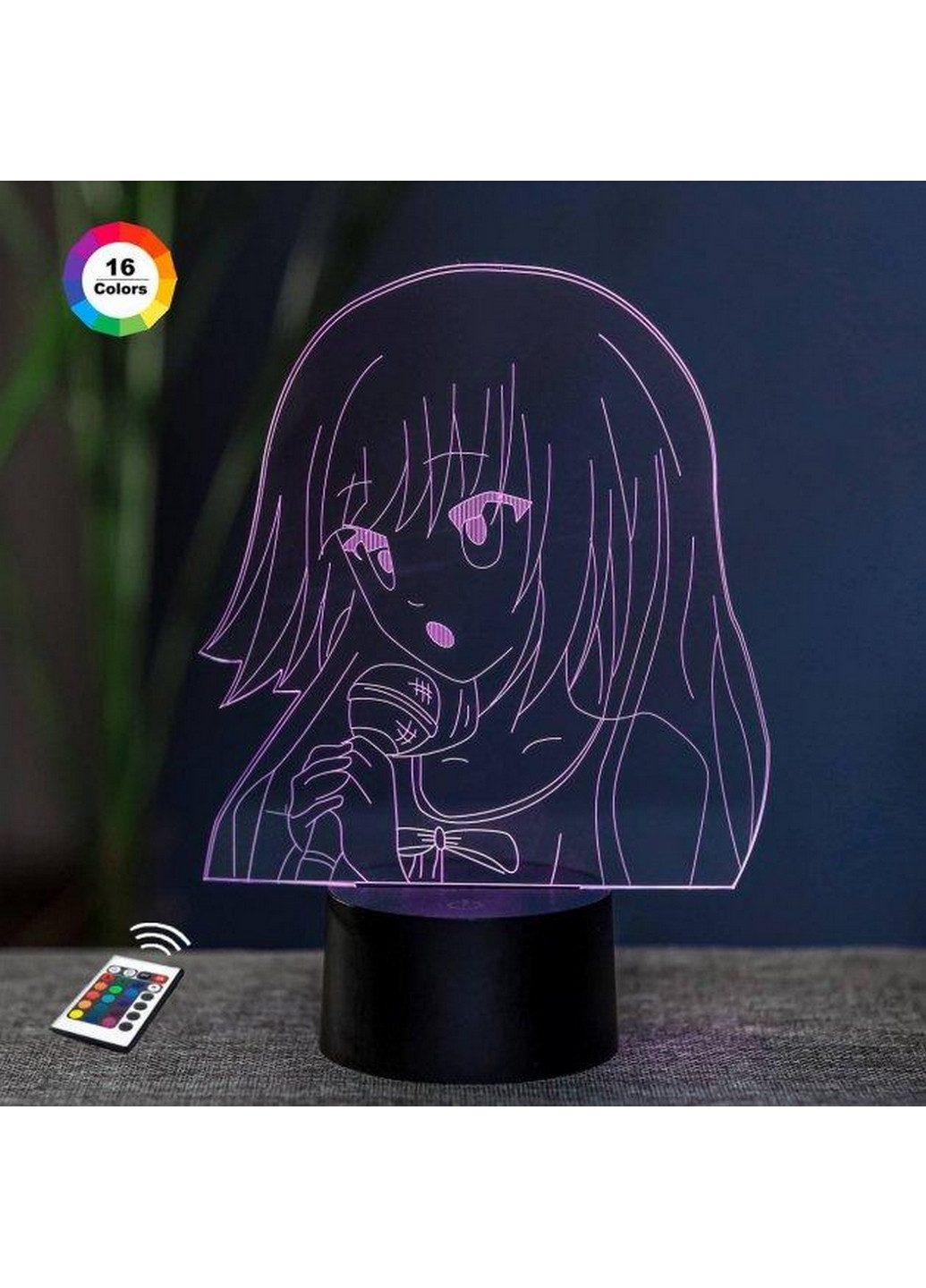 Нічник-світильник 3D "Саяку Майзоно" 26х17 см 3DTOYSLAMP (266418685)