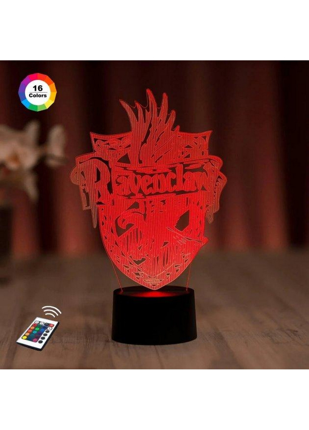 Нічник-світильник 3D "Герб Когтеврана" 27х16 см 3DTOYSLAMP (266419042)