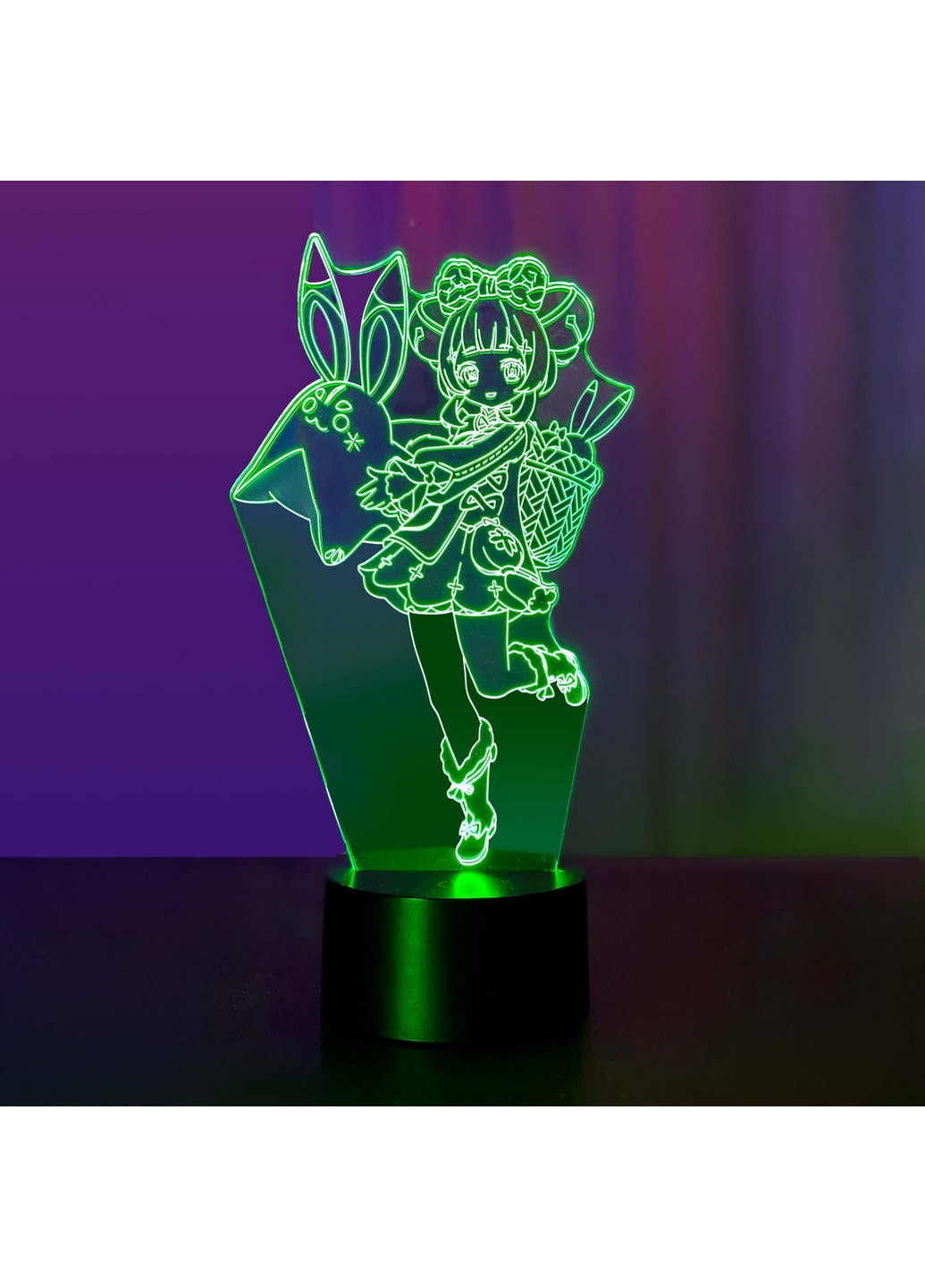 Ночник-светильник 3D GENSHIN IMPACT "Яо Яо" 23х14 см 3DTOYSLAMP (266418445)