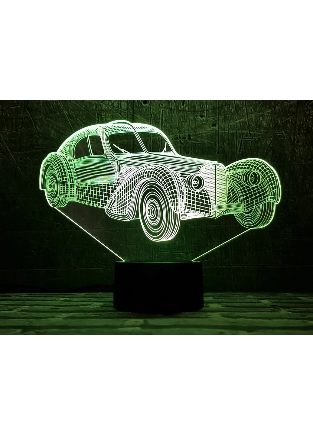 Змінна картинка для нічника-світильника 3D "Автомобіль 35" 3DTOYSLAMP (266418790)