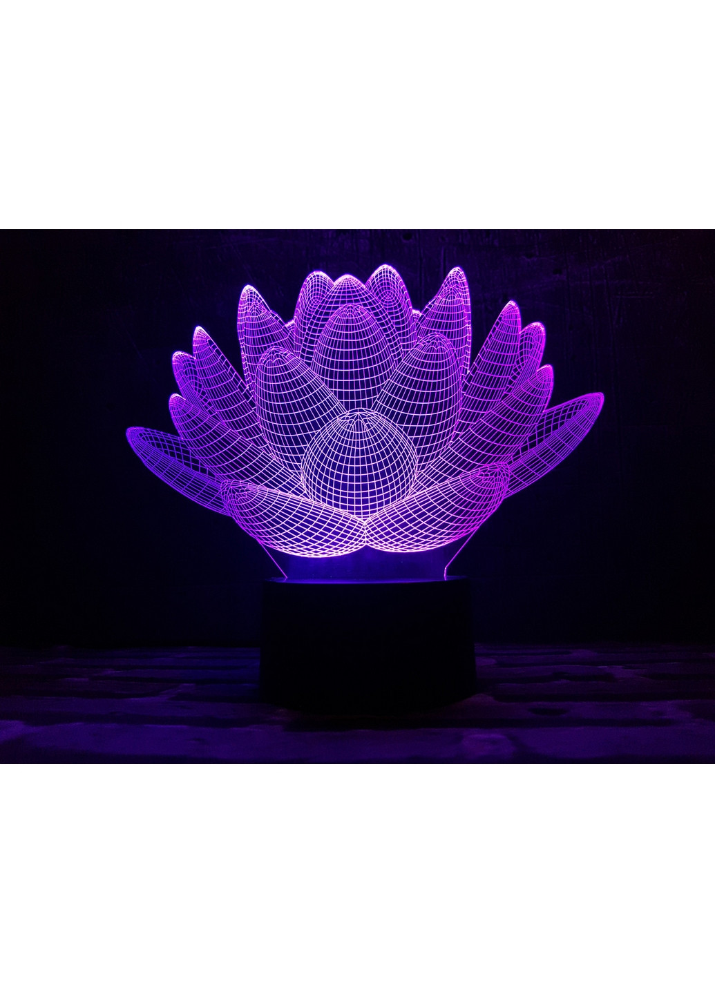 Нічник-світильник 3D "Лотос" 18х21 см 3DTOYSLAMP (266419281)