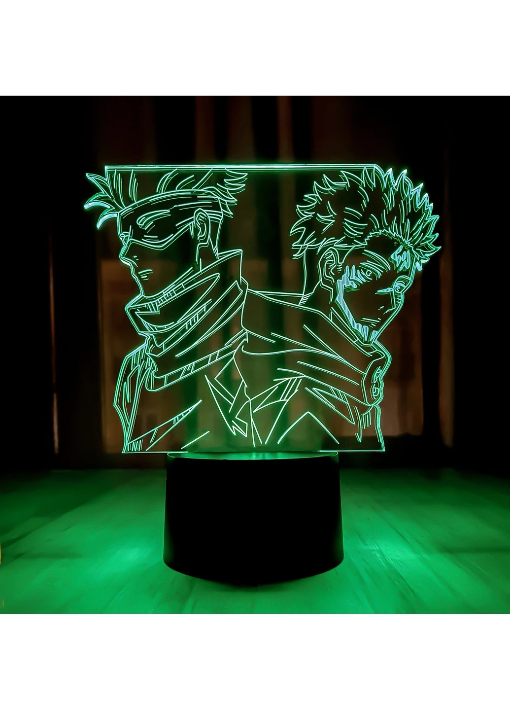 Ночник-светильник 3D "Годжо Сатору и Итадори Юджи" 19х16 см 3DTOYSLAMP (266419208)