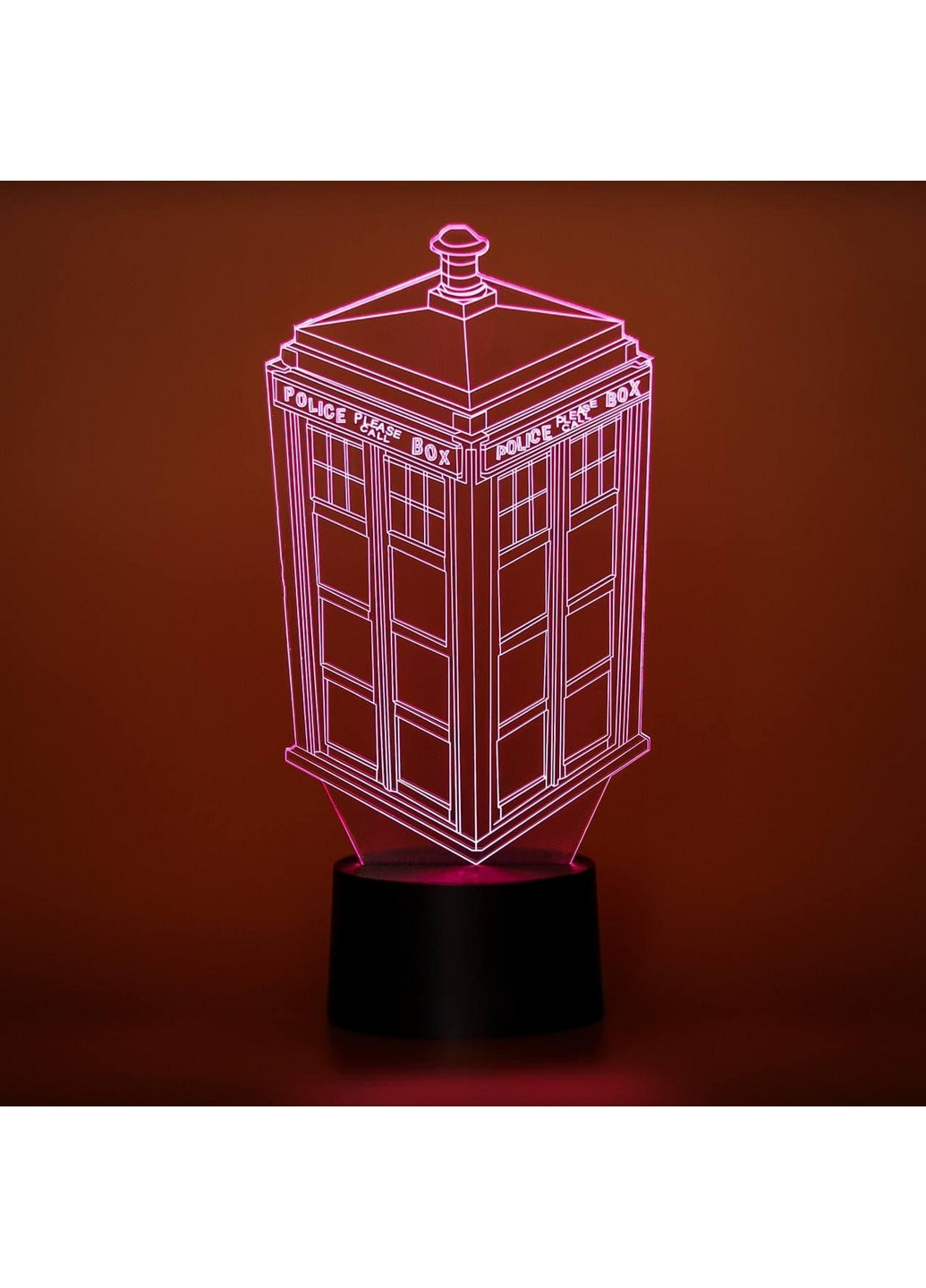 Нічник-світильник 3D "Тардіс" 26х12 см 3DTOYSLAMP (266418793)