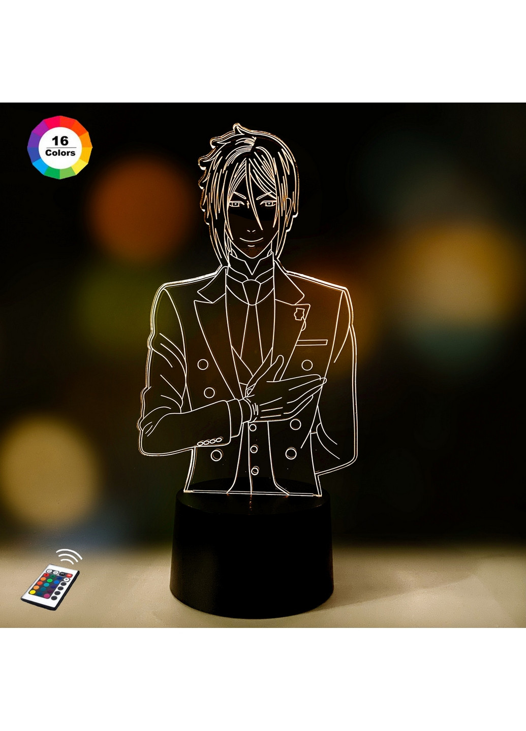 Нічник-світильник 3D "Себастьян Міхаеліс" 26х12 см 3DTOYSLAMP (266419284)