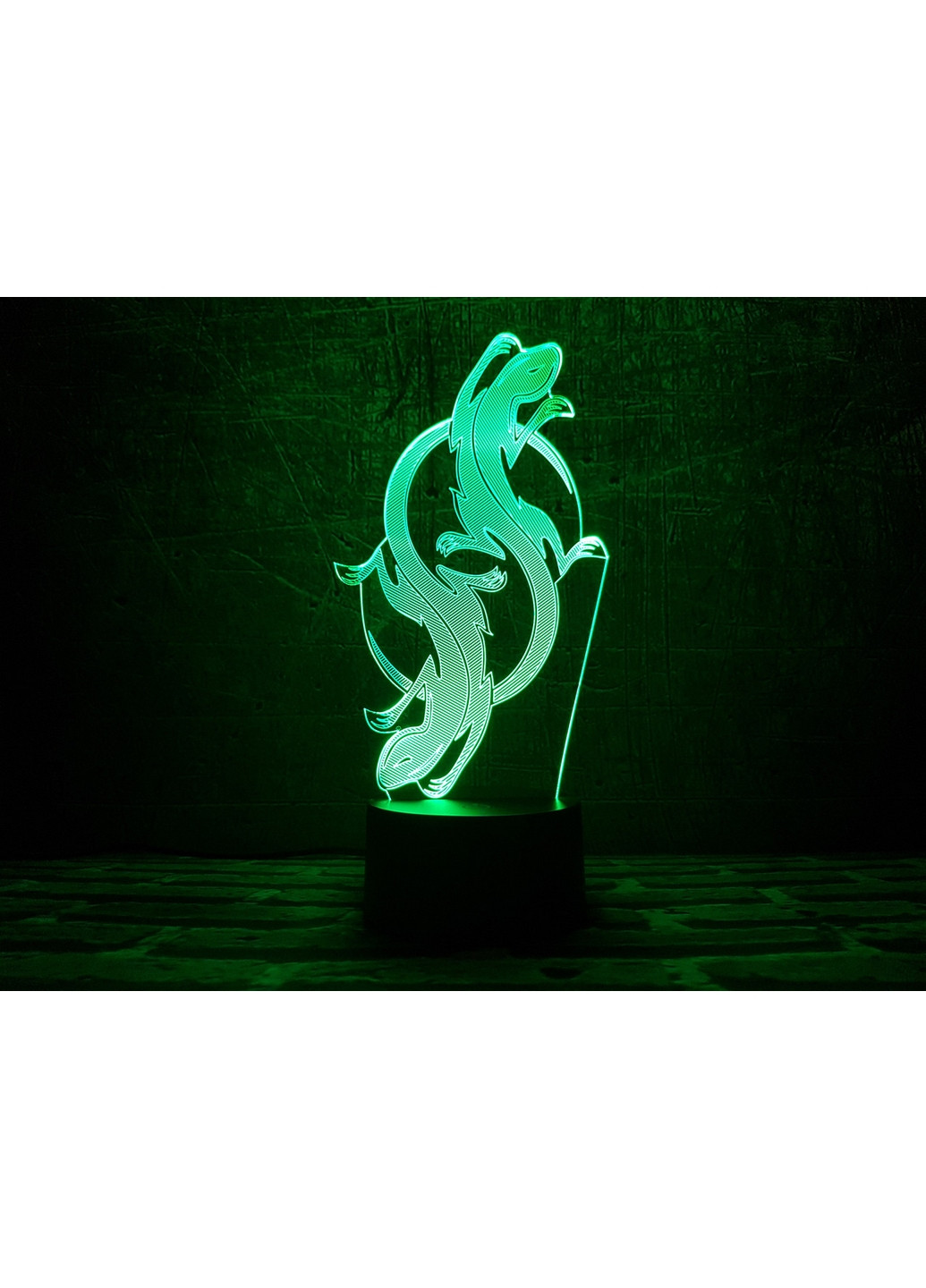 Ночник-светильник 3D "Саламандра" 24х12 см 3DTOYSLAMP (266418433)