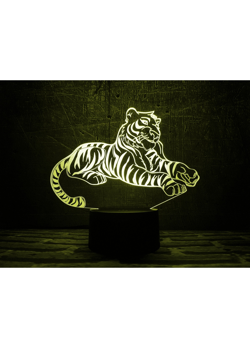Ночник-светильник 3D "Тигр" 18х19 см 3DTOYSLAMP (266418801)
