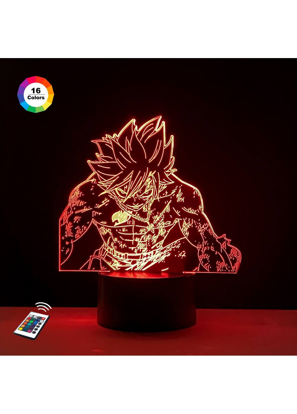 Нічник-світильник 3D "Грей Фулбастер" 17х16 см 3DTOYSLAMP (266418405)