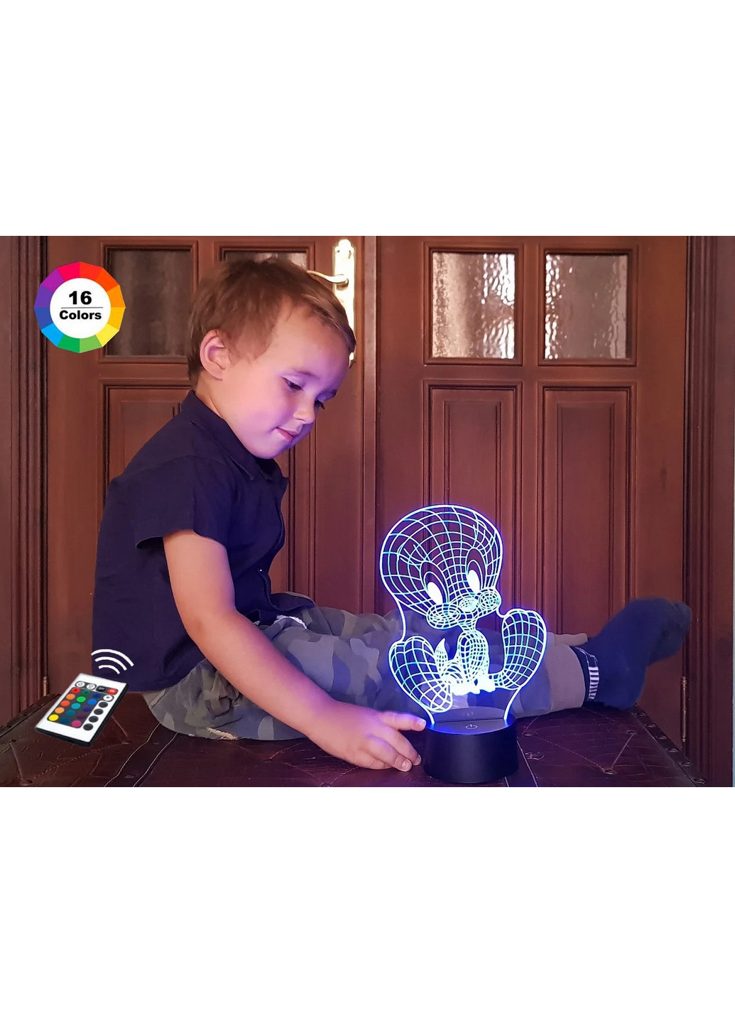 Нічник-світильник 3D "Твіті Пай" 25х18 см 3DTOYSLAMP (266419177)