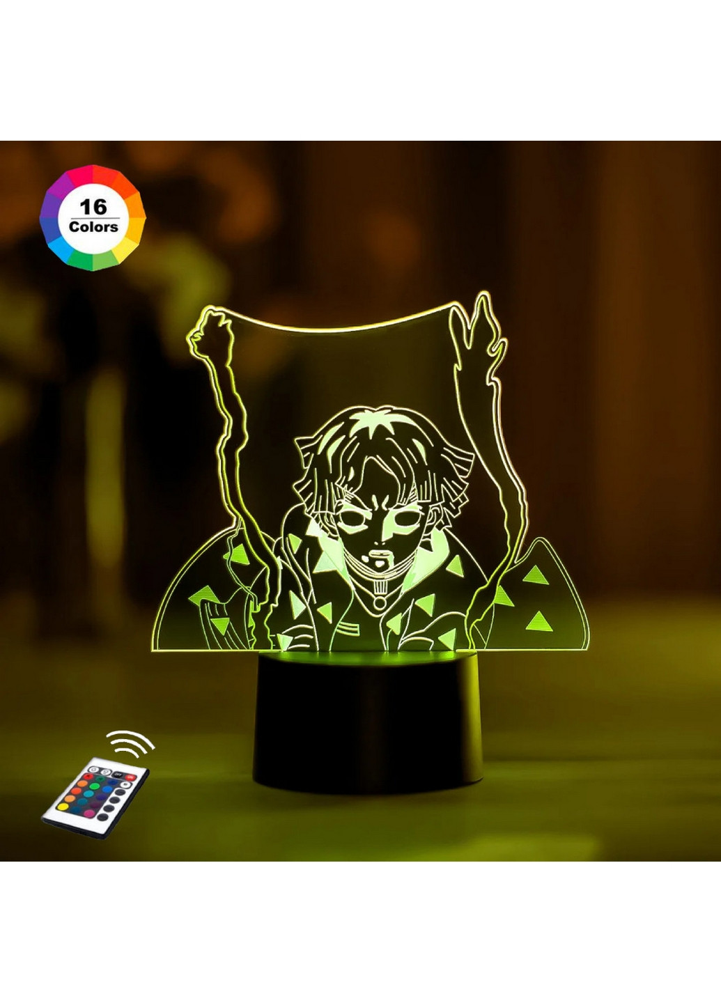 Ночник-светильник 3D "Зеницу Агацума 2" 20х17 см 3DTOYSLAMP (266418777)