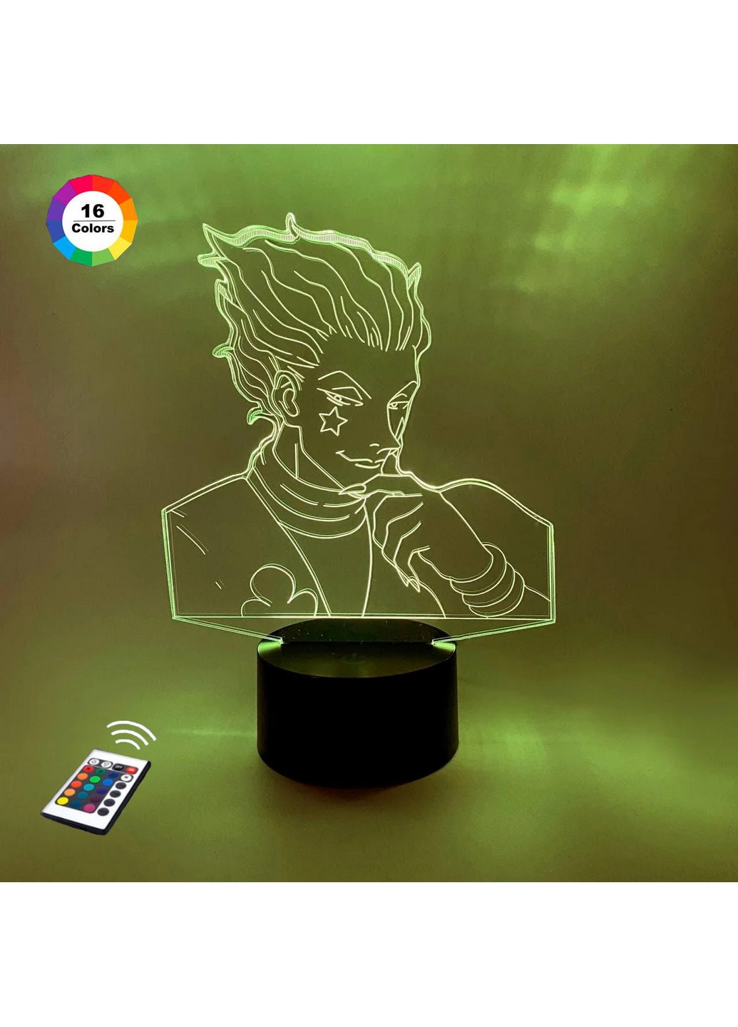 Ночник-светильник 3D "Хисока Мороу" 19х21,5 см 3DTOYSLAMP (266419006)