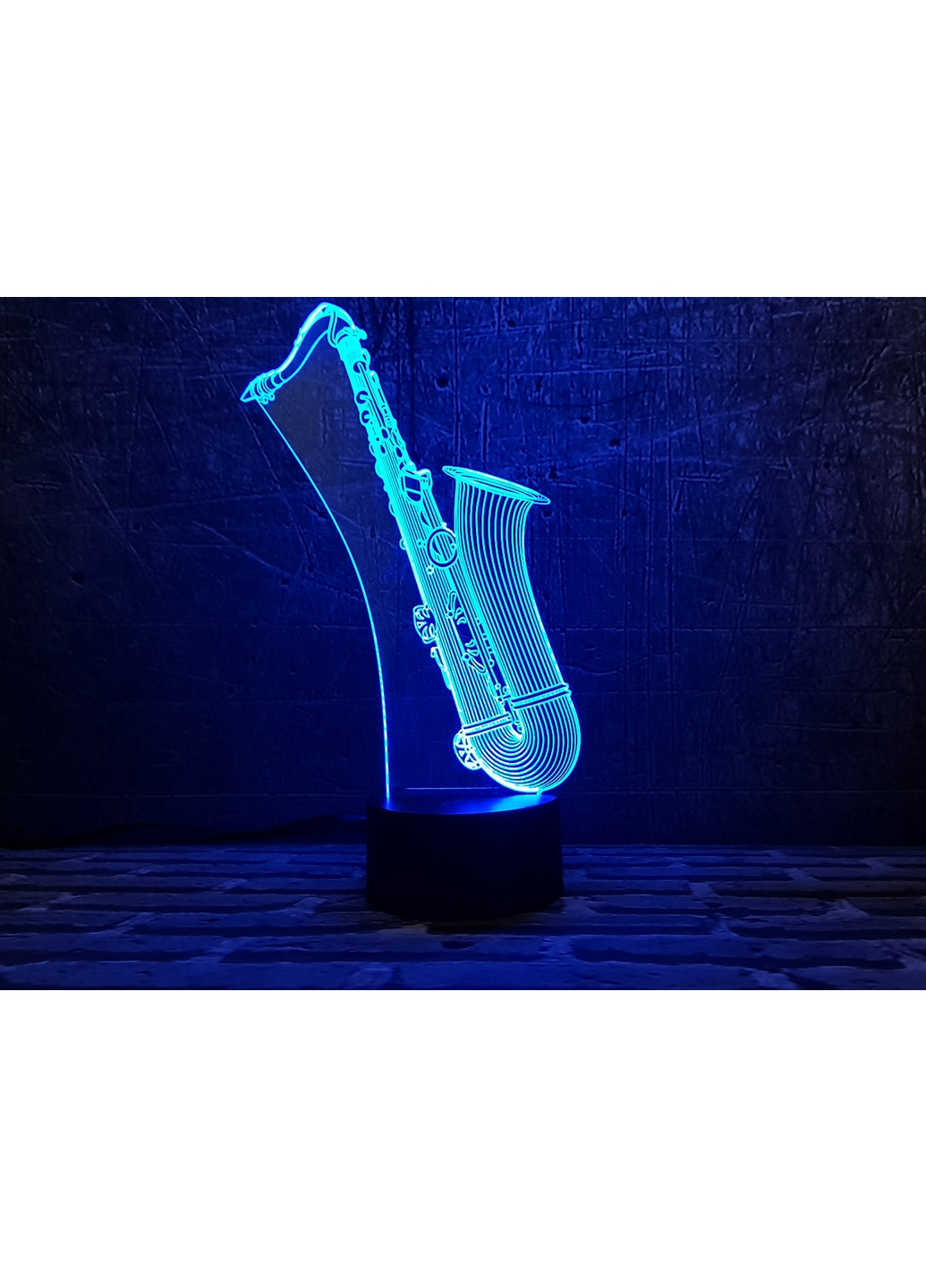 Ночник-светильник 3D "Саксофон" 25х15 см 3DTOYSLAMP (266418765)
