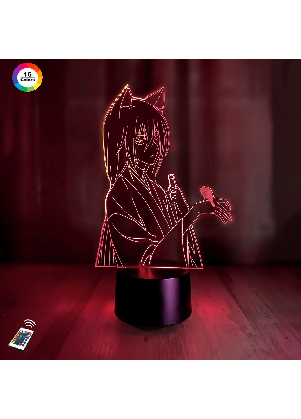 Ночник-светильник 3D "Томоэ" 25х14 см 3DTOYSLAMP (266418557)