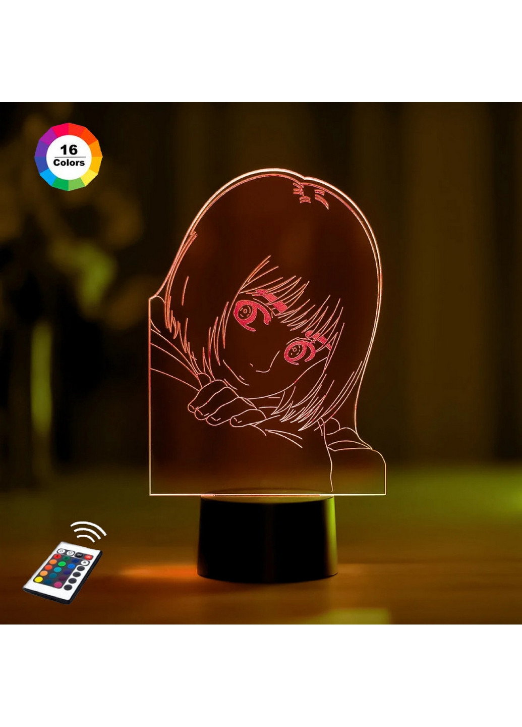 Нічник-світильник 3D "Армін Арлет" 25х17 см 3DTOYSLAMP (266418539)