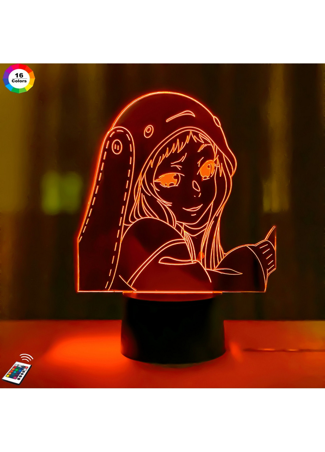 Нічник-світильник 3D "Руна Йомозуки" 22х16 см 3DTOYSLAMP (266418832)