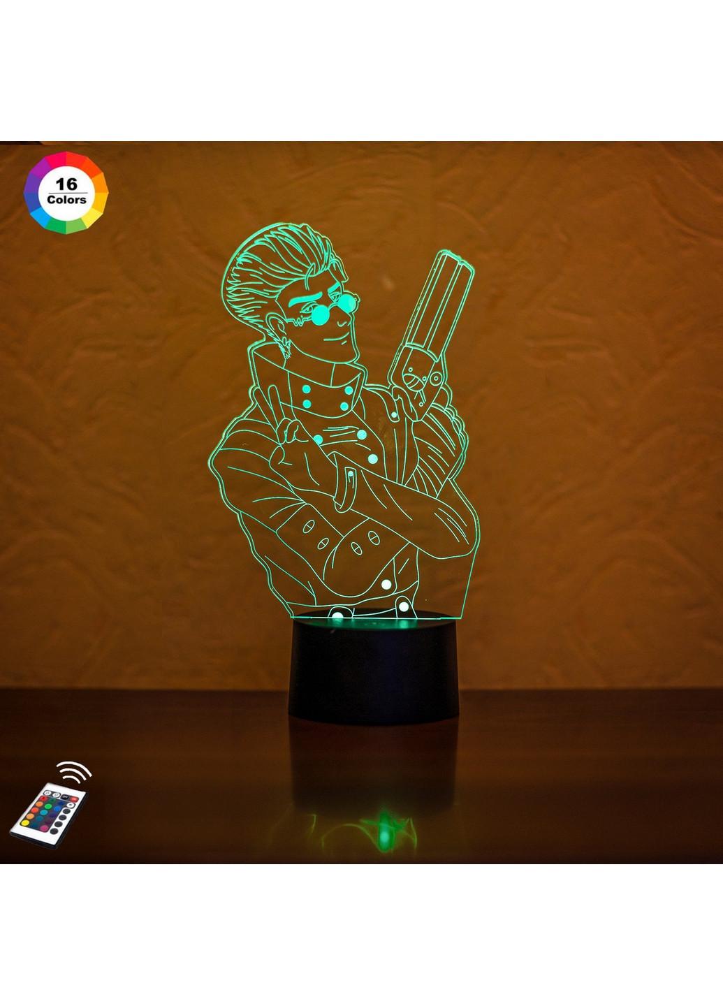 Ночник-светильник 3D "Вэш Ураган" 26х13 см 3DTOYSLAMP (266418818)