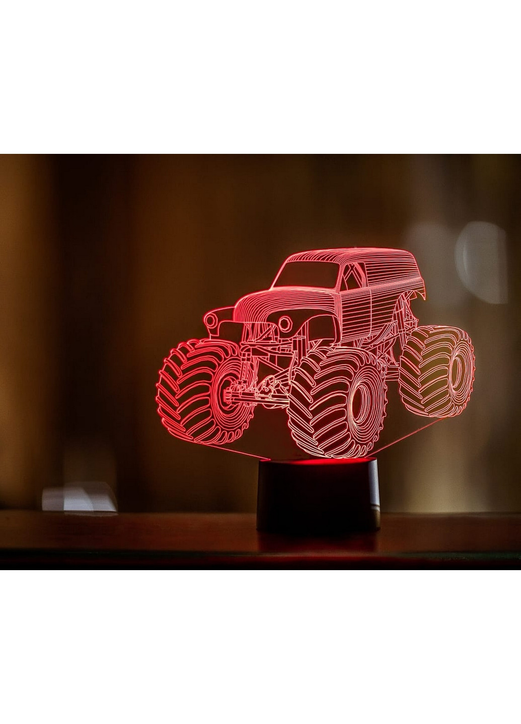 Ночник-светильник 3D "Автомобиль 38" 20х23 см 3DTOYSLAMP (266419104)