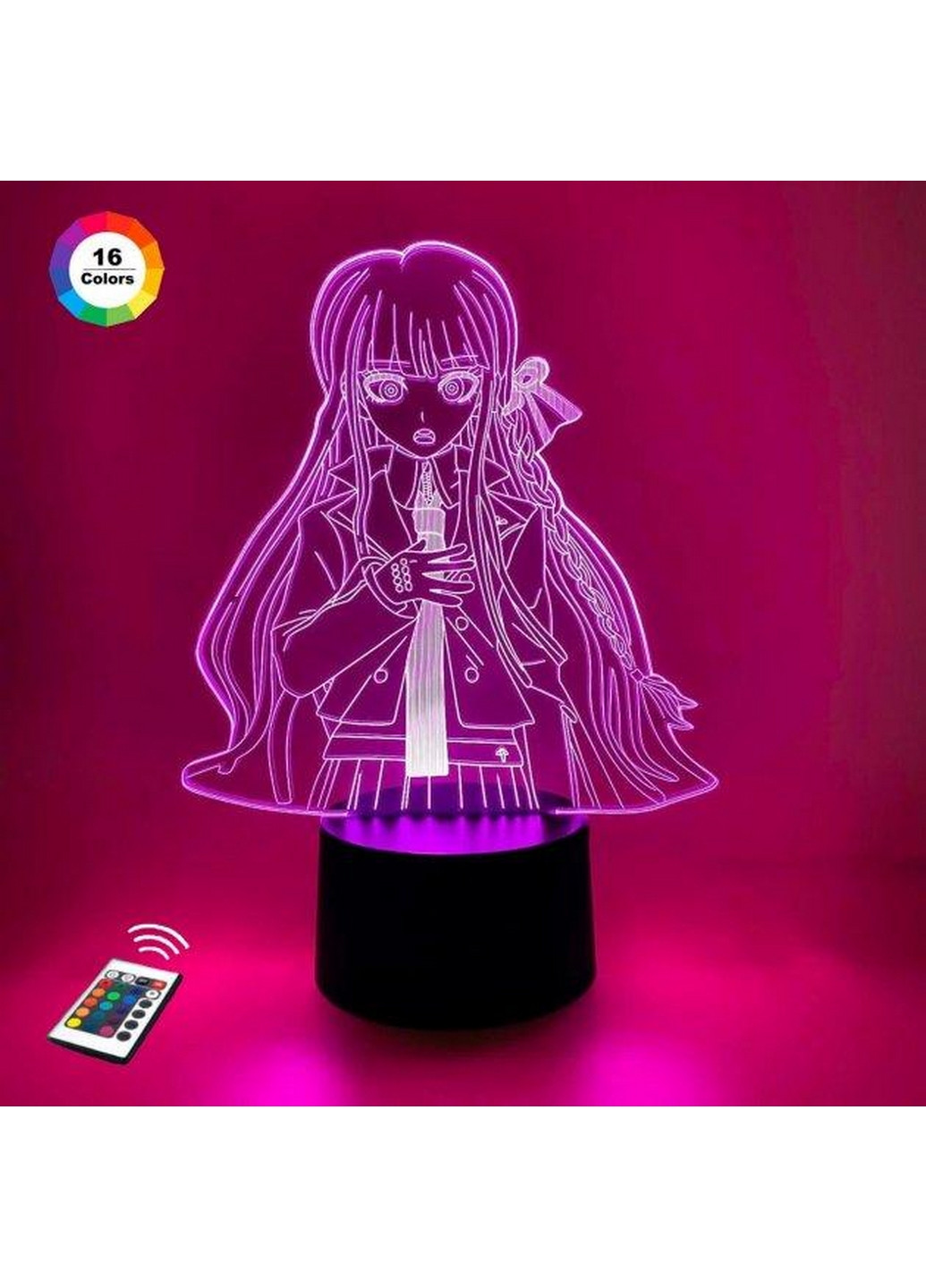 Нічник-світильник 3D "Кококірірі" 25х15 см 3DTOYSLAMP (266418817)