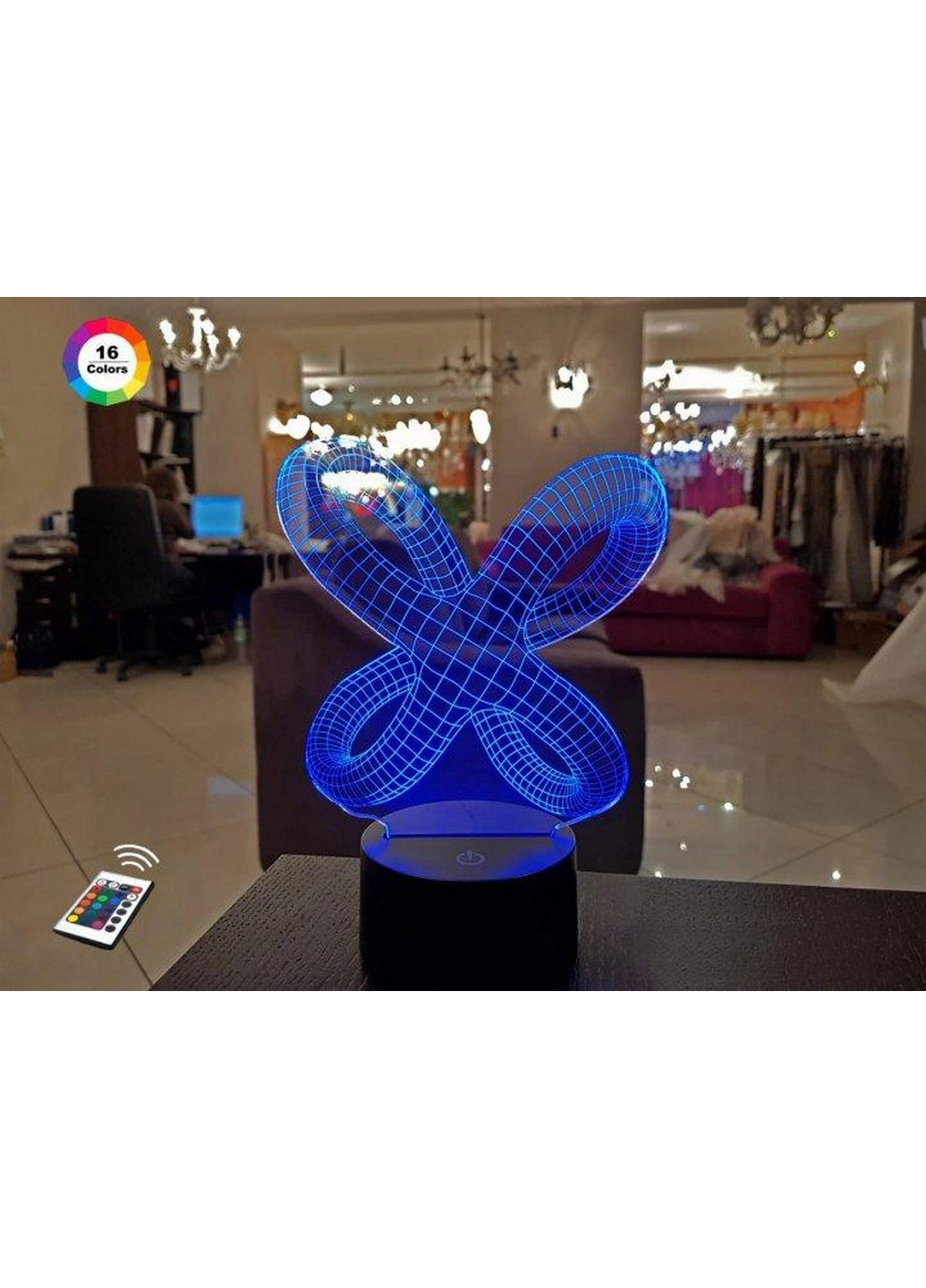 Нічник-світильник 3D "Циклічність" 20х14 см 3DTOYSLAMP (266418333)