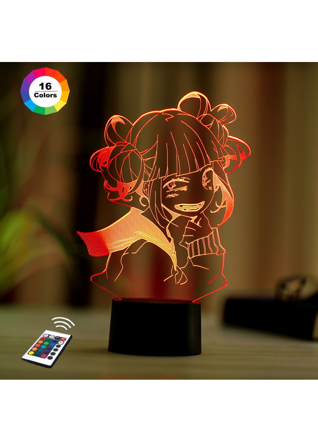 Ночник-светильник 3D "Химико Тога 2" 26х15 см 3DTOYSLAMP (266418341)