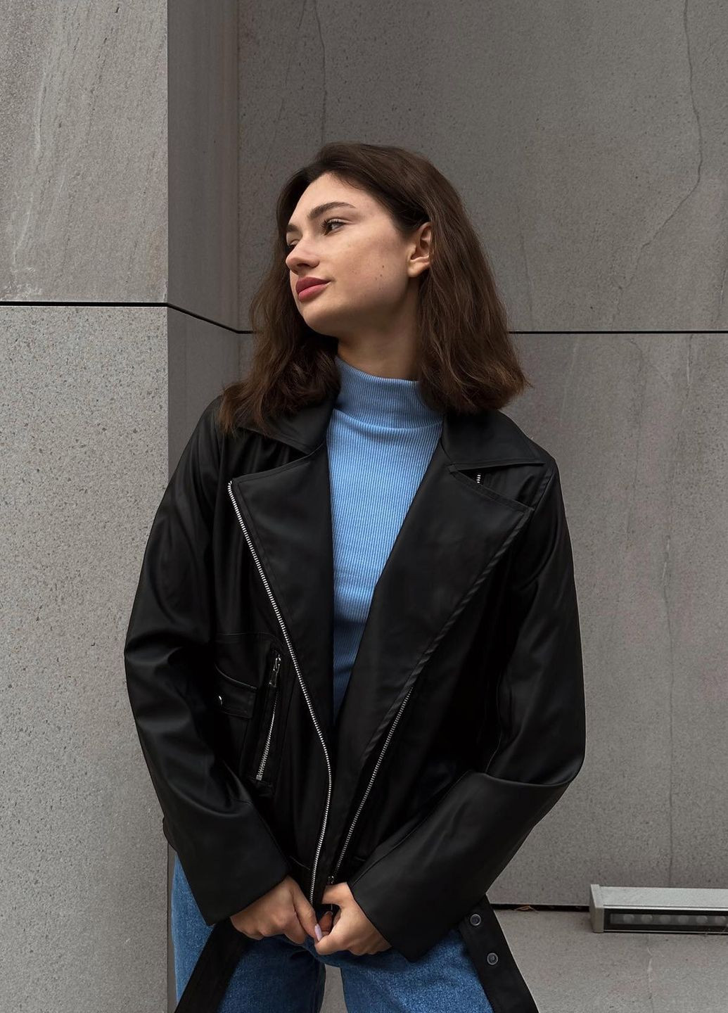 Чорна демісезонна куртка жіноча - liberty Reload