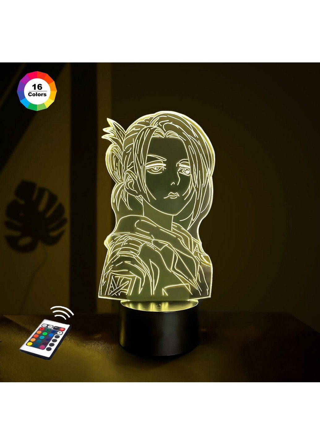 Ночник-светильник 3D "Энни Леонхарт" 24х13 см 3DTOYSLAMP (266419417)