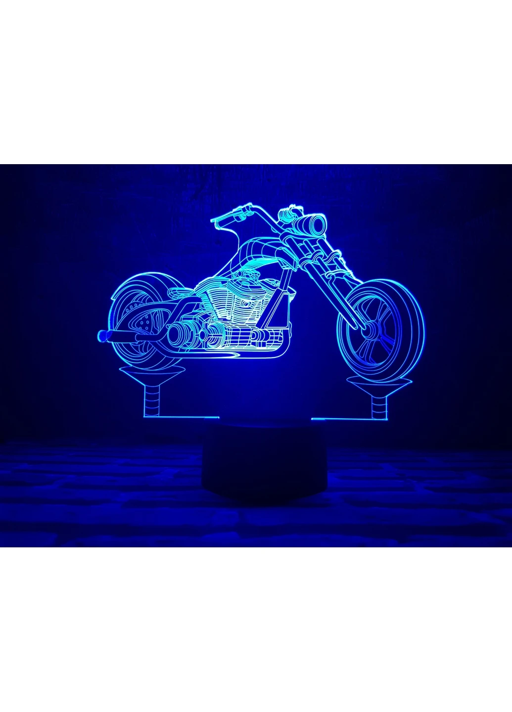 Нічник-світильник 3D "Мотоцикл 3" 21х23 см 3DTOYSLAMP (266419904)
