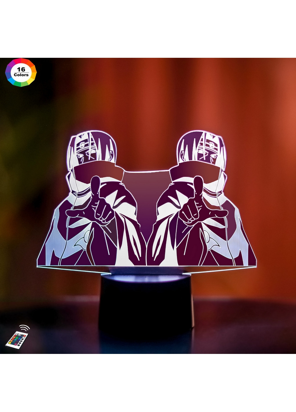 Нічник-світильник 3D "Ітачі 5" 18х20 см 3DTOYSLAMP (266419740)