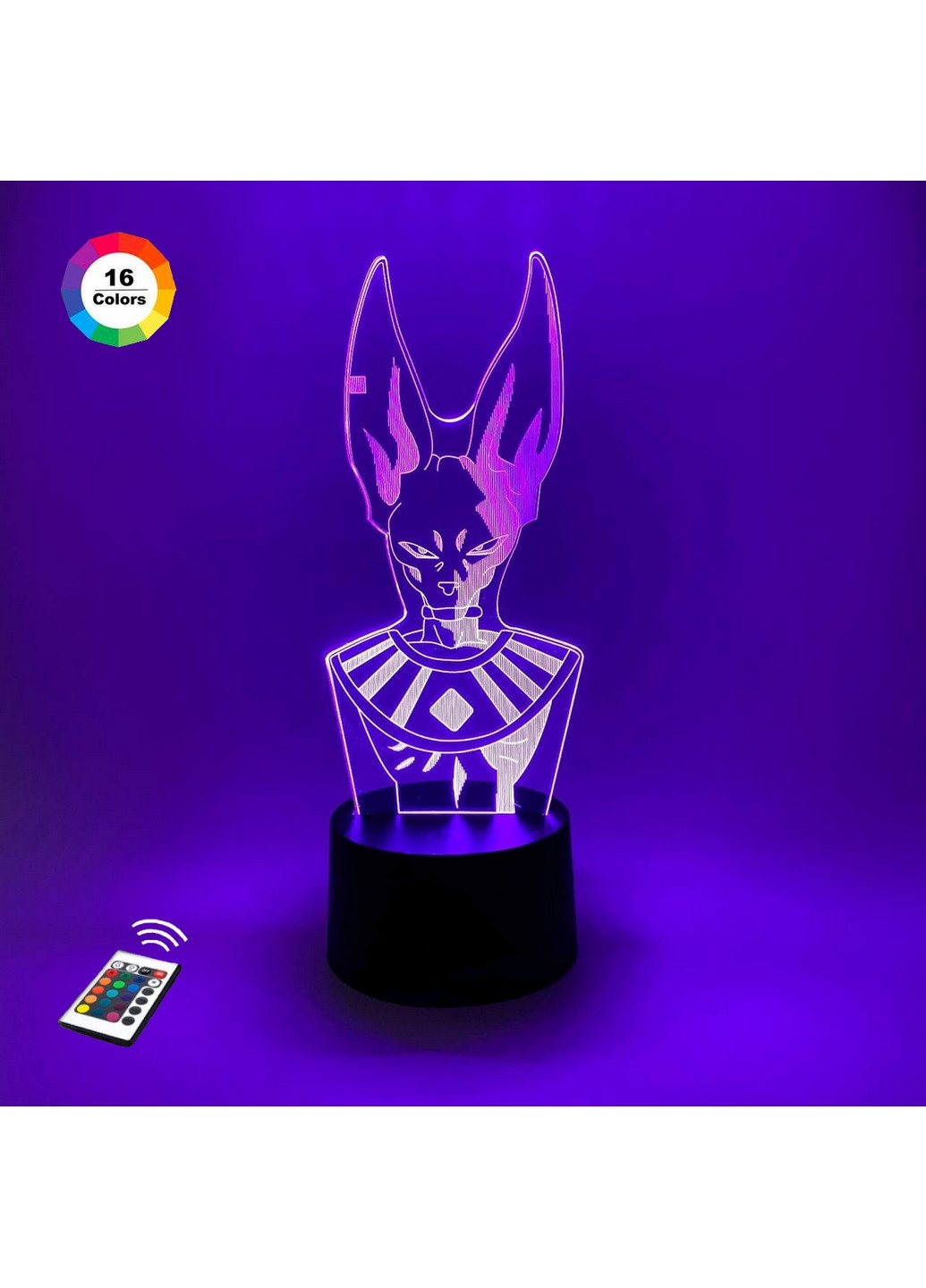 Нічник-світильник 3D "Бірус" 25х9 см 3DTOYSLAMP (266419474)