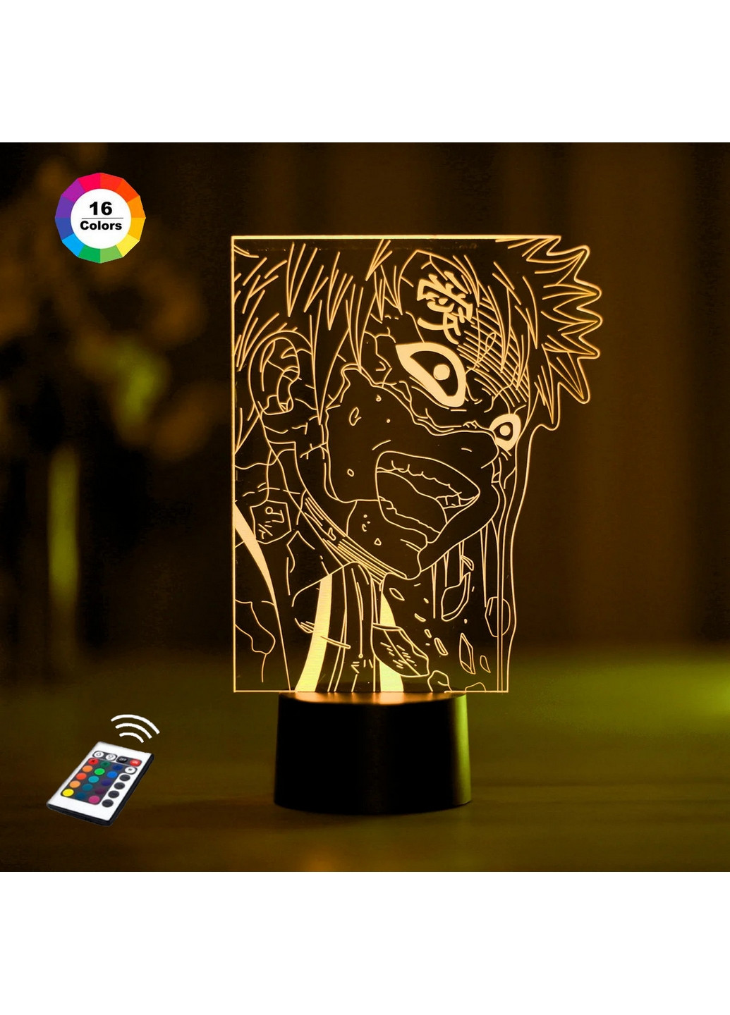 Нічник-світильник 3D "Гара 2" 26х16 см 3DTOYSLAMP (266419907)